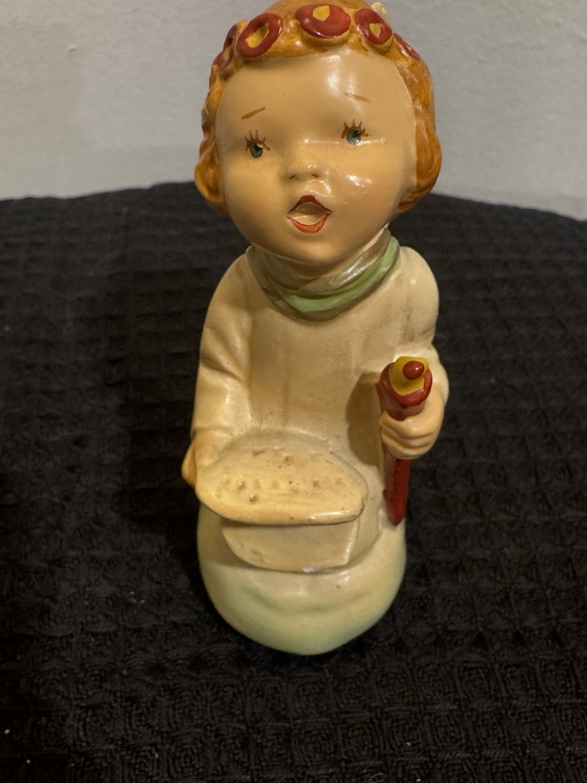 1942 Ars Sacra Christmas “Angel Song” Hummel Figurine. Chalkware. H Dubler US