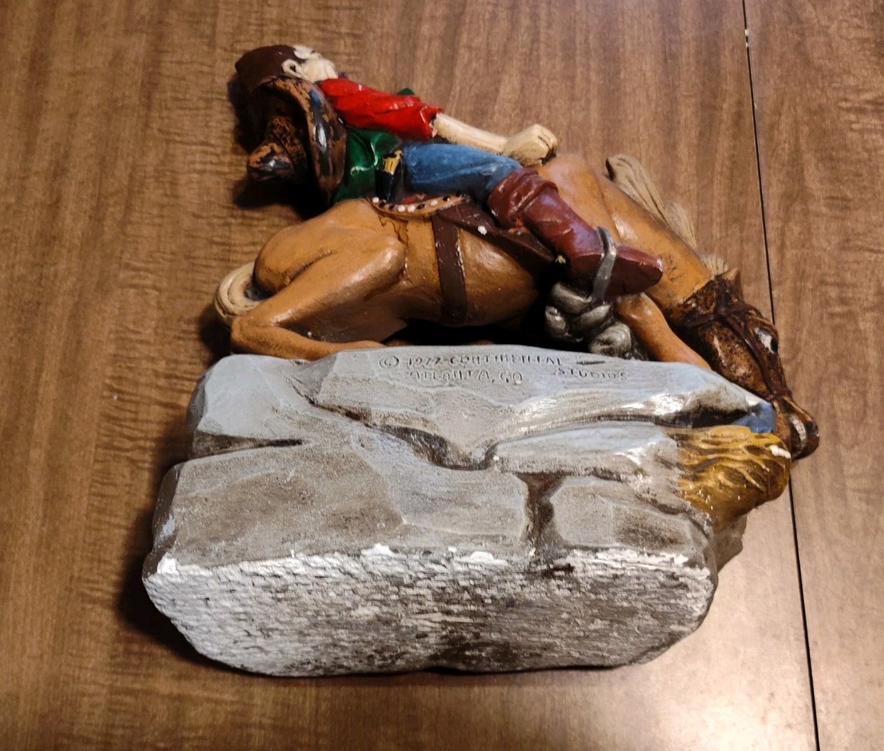 1977 Continental Studios Statue Figurine Western Cowboy Whoaa You Son Of A…