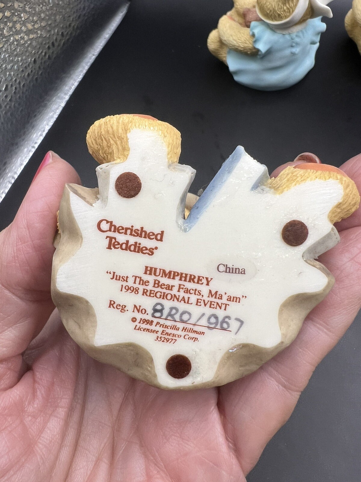 Lot 5 Cherished Teddies Humphrey, Tanna, Miranda, Cecilia, Cole $3.25 each