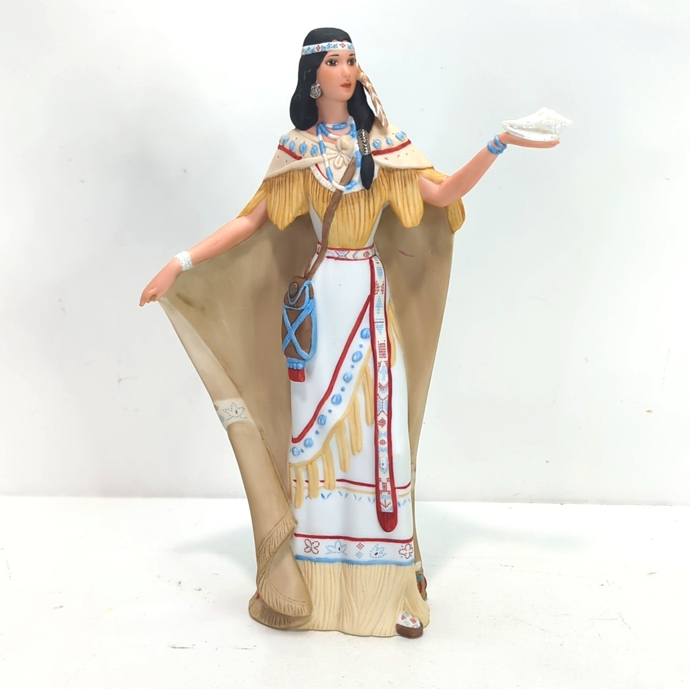 Vintage 1992 Lenox The Legendary Princess “Pocahontas” Porcelain Figurine Used