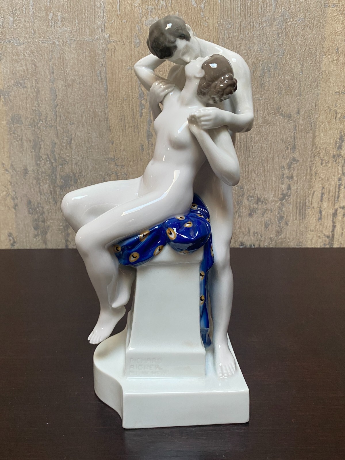 Antique Rosenthal “Spring Of Love – The Kiss” Porcelain Figurine Richard Aigner
