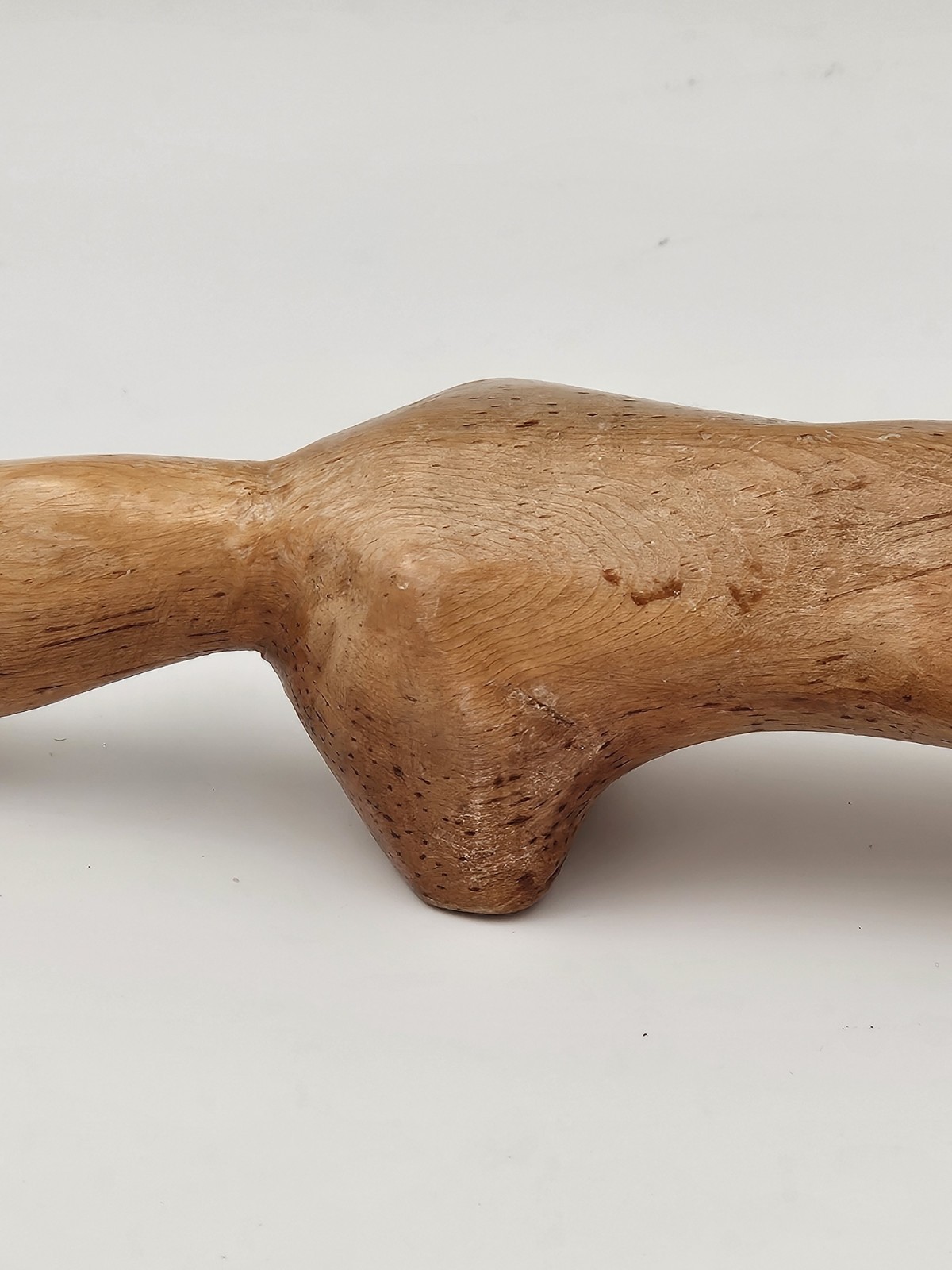 Vintage Hand Carved Norwegian Wood Fox Danish Modern Folk Art