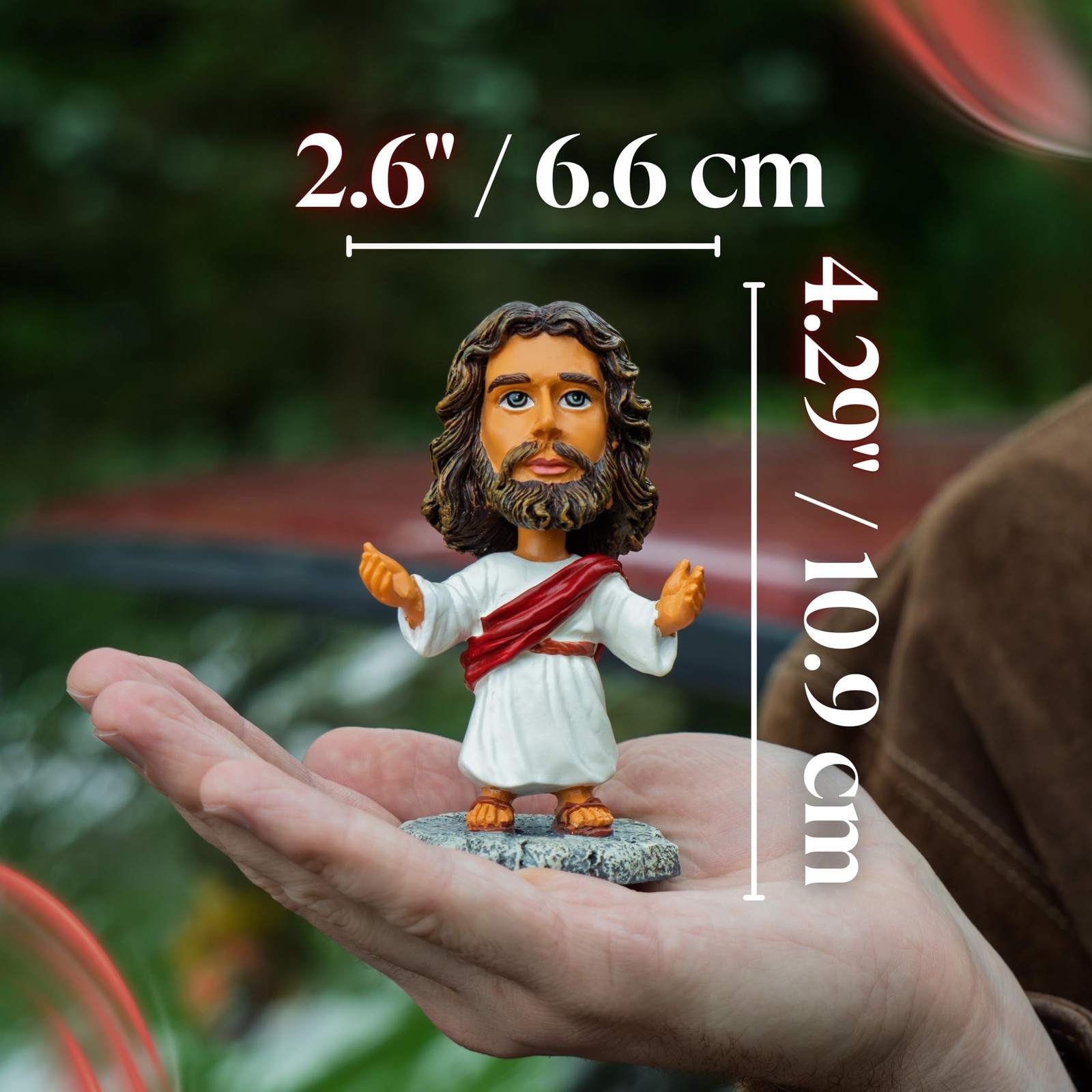 Jesus Bobblehead | Dashboard Jesus for Car with Durable Resin Construction fo…