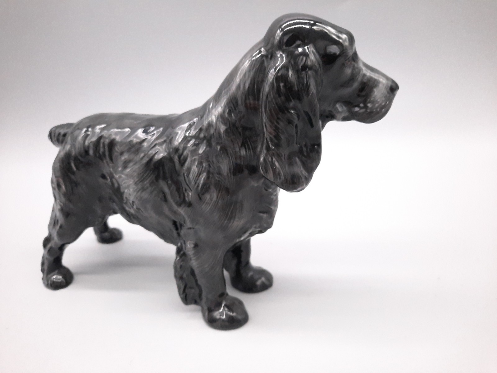 Vintage Royal Doulton Cocker Spaniel Lucky Star Hn1000 Large Size 9″ Rare !!