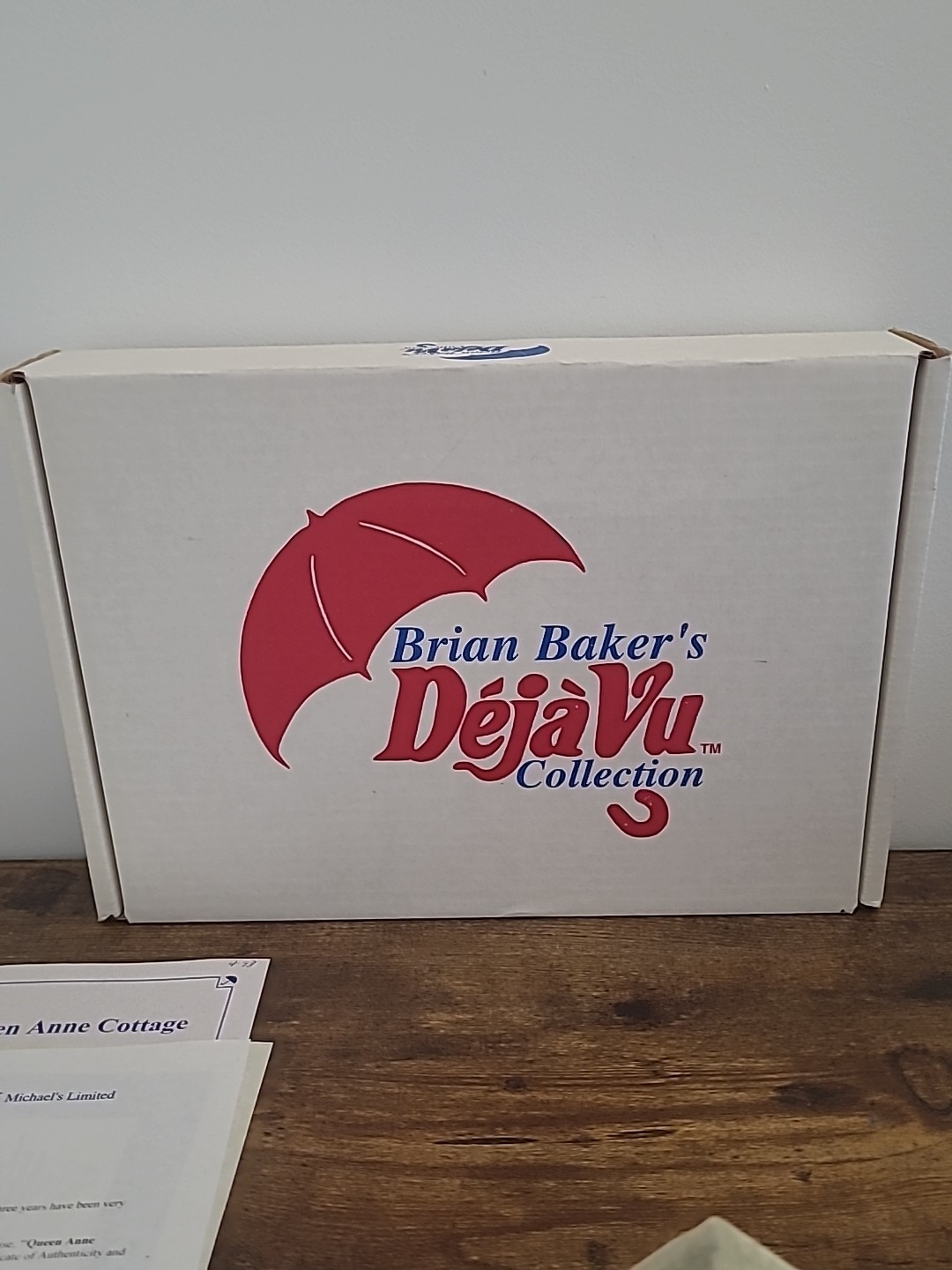 Brian Baker Deja Vu 1676 “Queen Anne Cottage” COA & Signed Collector’s Club