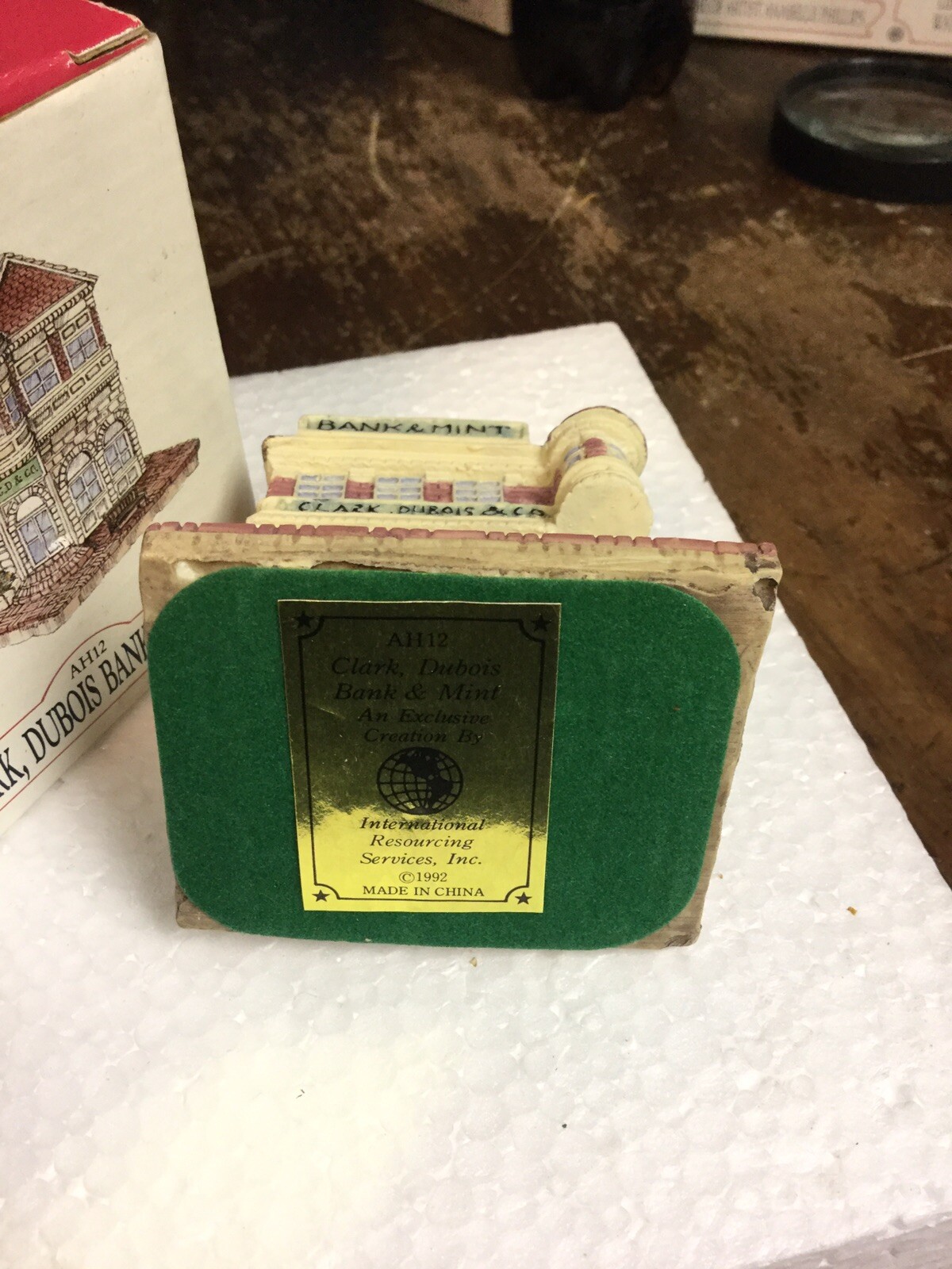 The Americana Collection Clark DuBois Bank And Mint Heavy 2 And 3/4 Inches Tall
