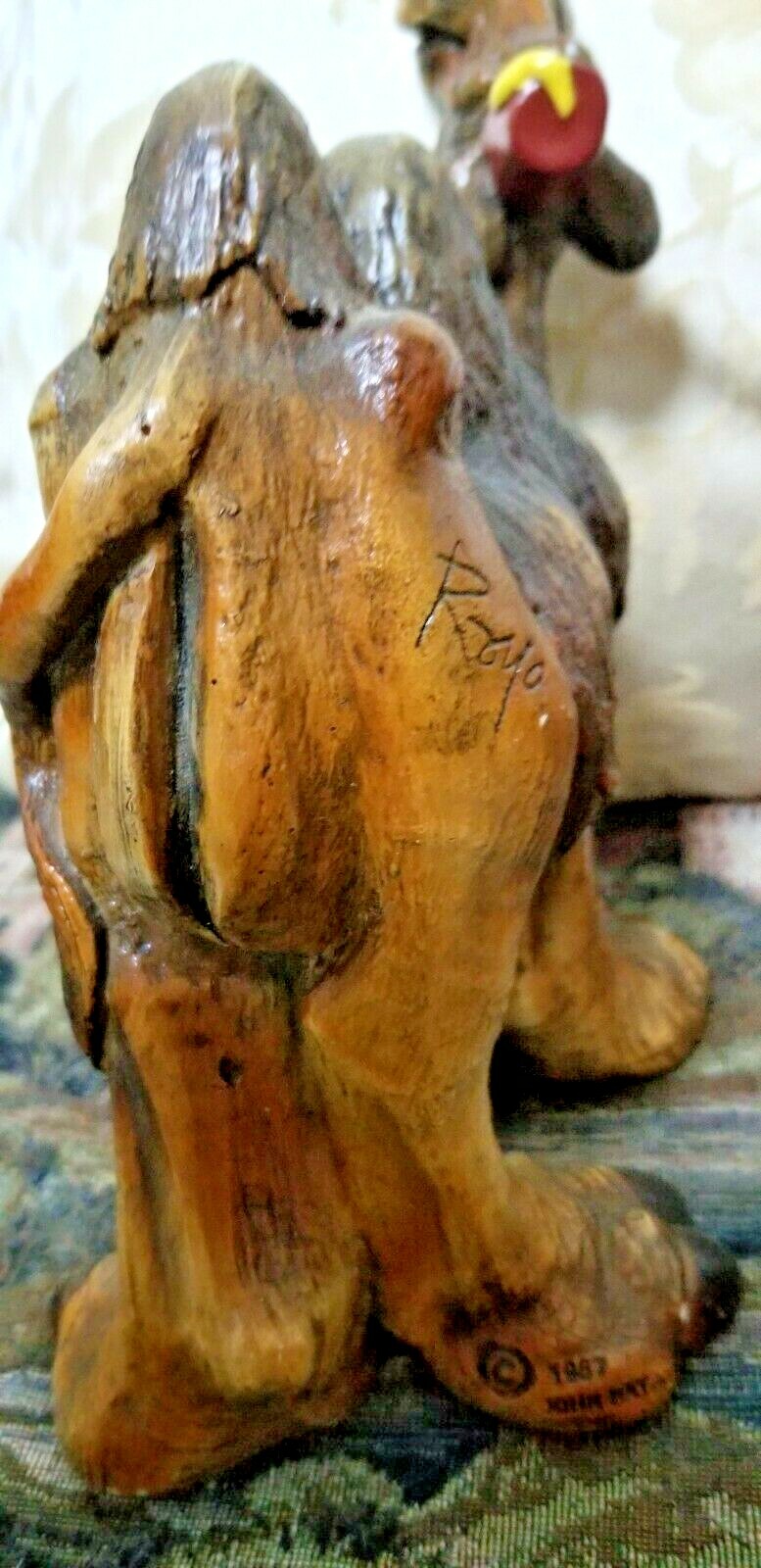 Resin Camel. Figurine. 8” tall, 8.5” wide. New