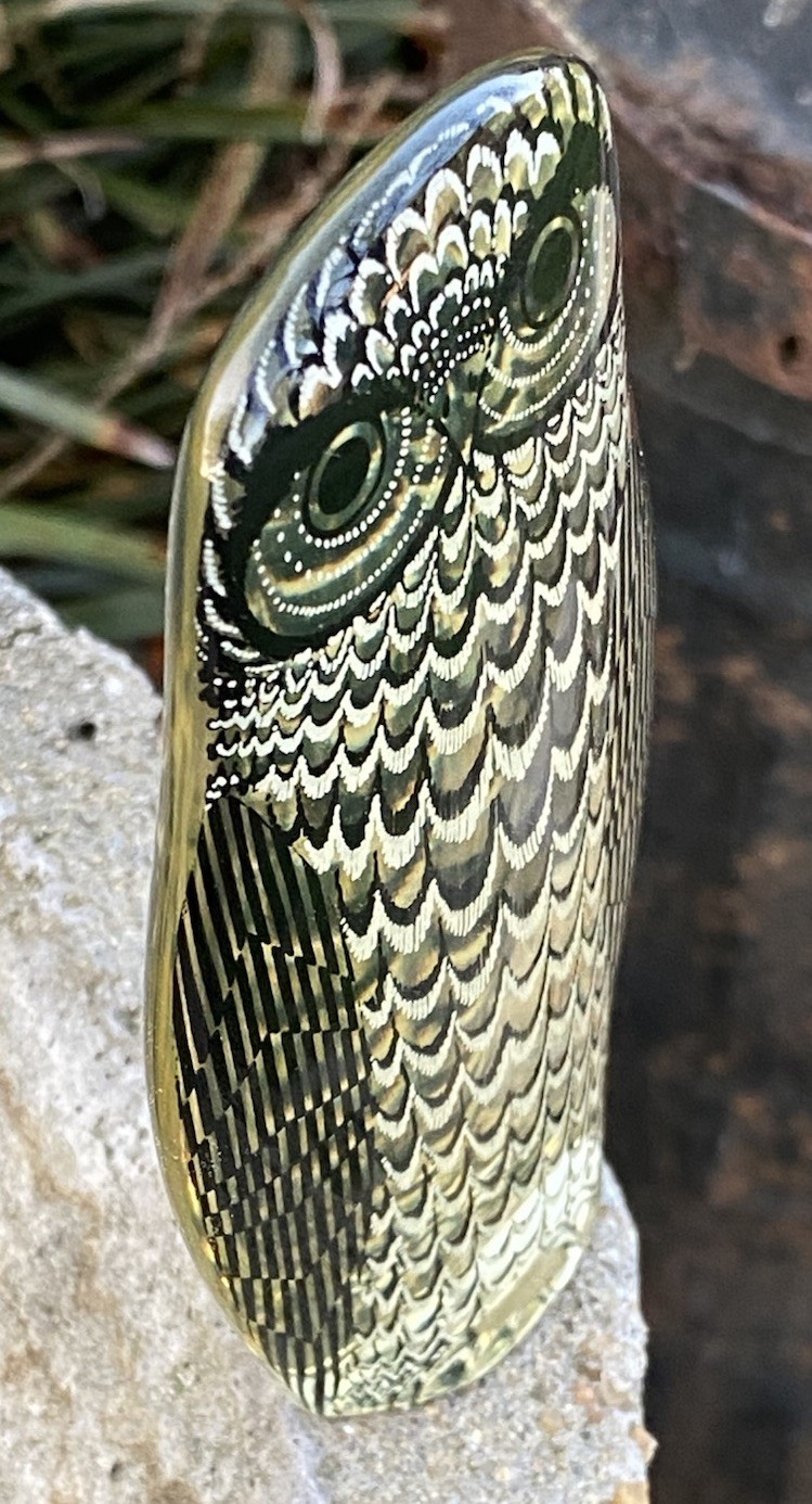 Abraham Palatnik Lucite Owl Figure Sculpture Brazil art