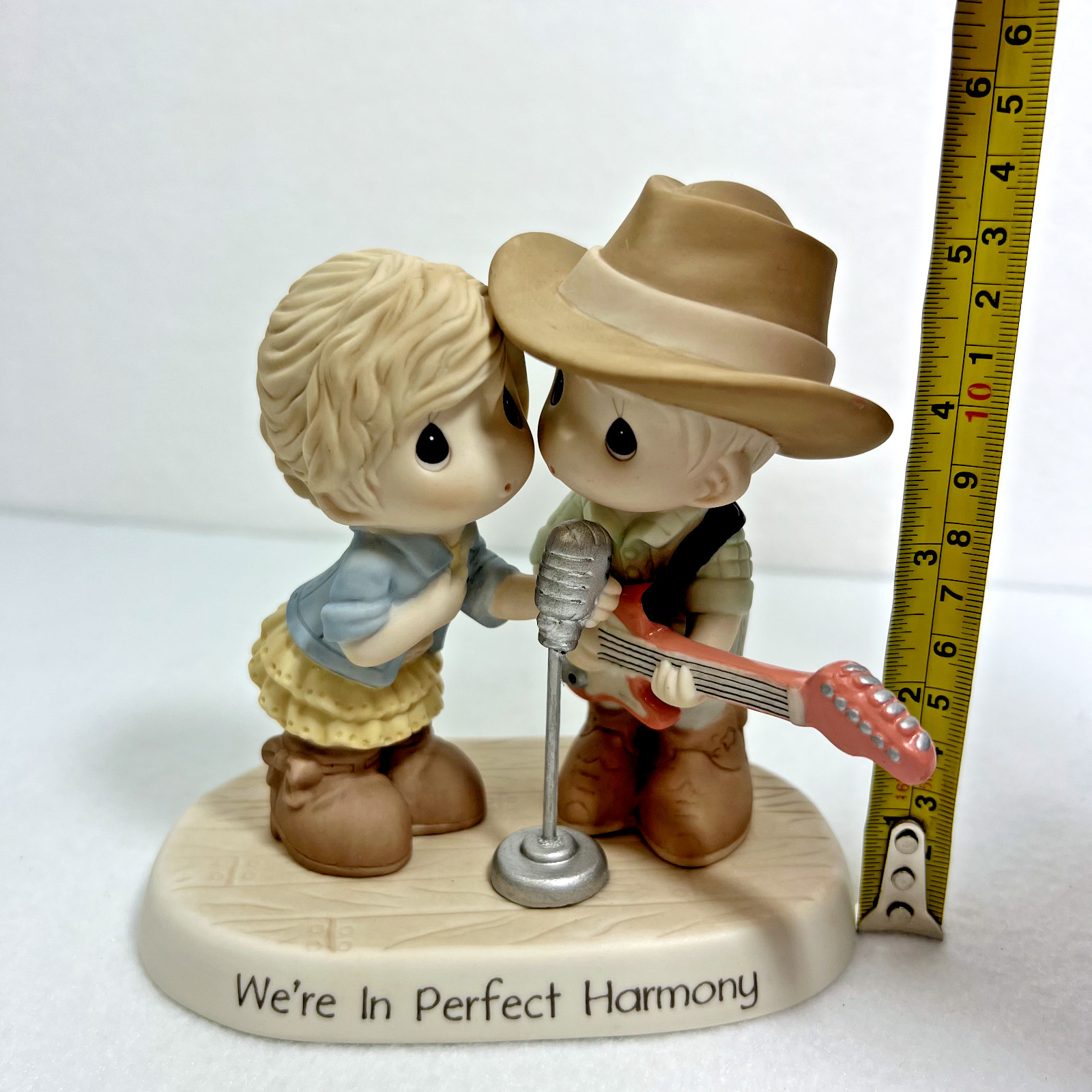 Precious Moments “We’re In Perfect Harmony” Singing Cowboy Cowgirl #181039 NEW