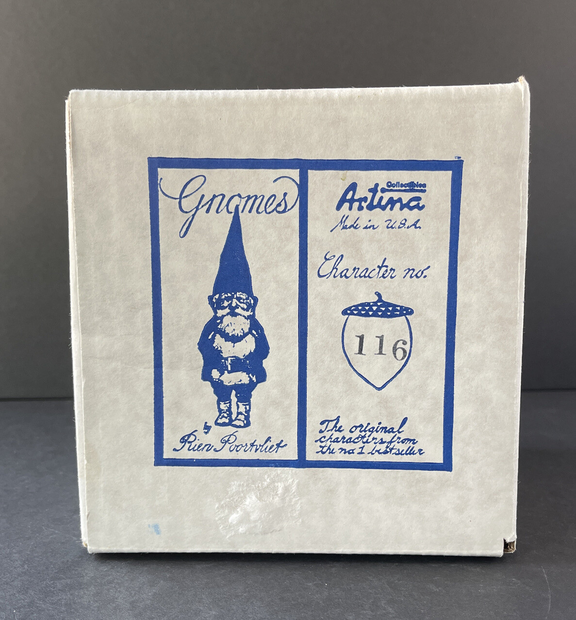 1988 HANNAH & JOSH Artina Gnome Poortvliet Figurine RARE 1st Ed. & COA & BOX
