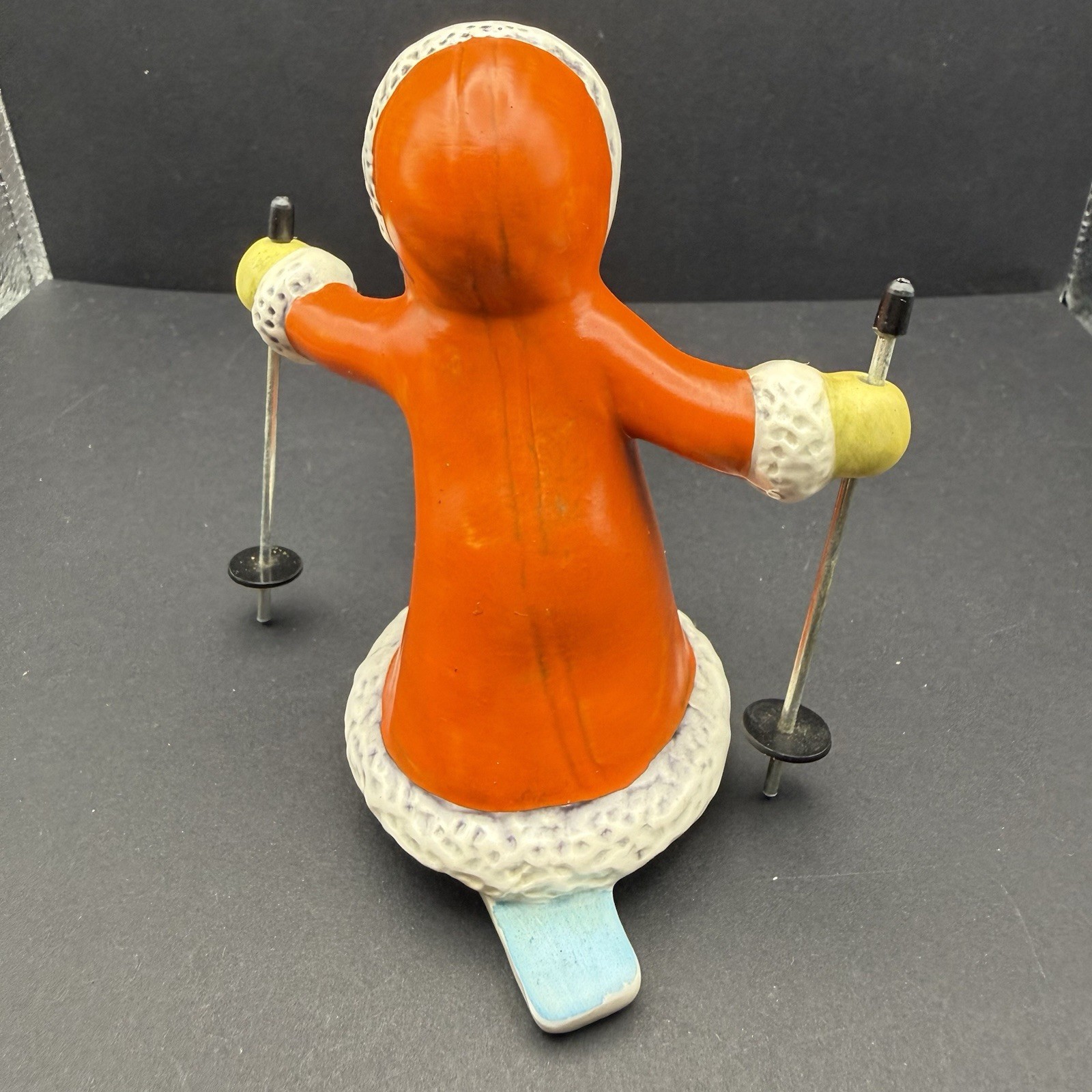Vintage Goebel W Germany Winter Girl Skier Figurine 11-701 Porcelain