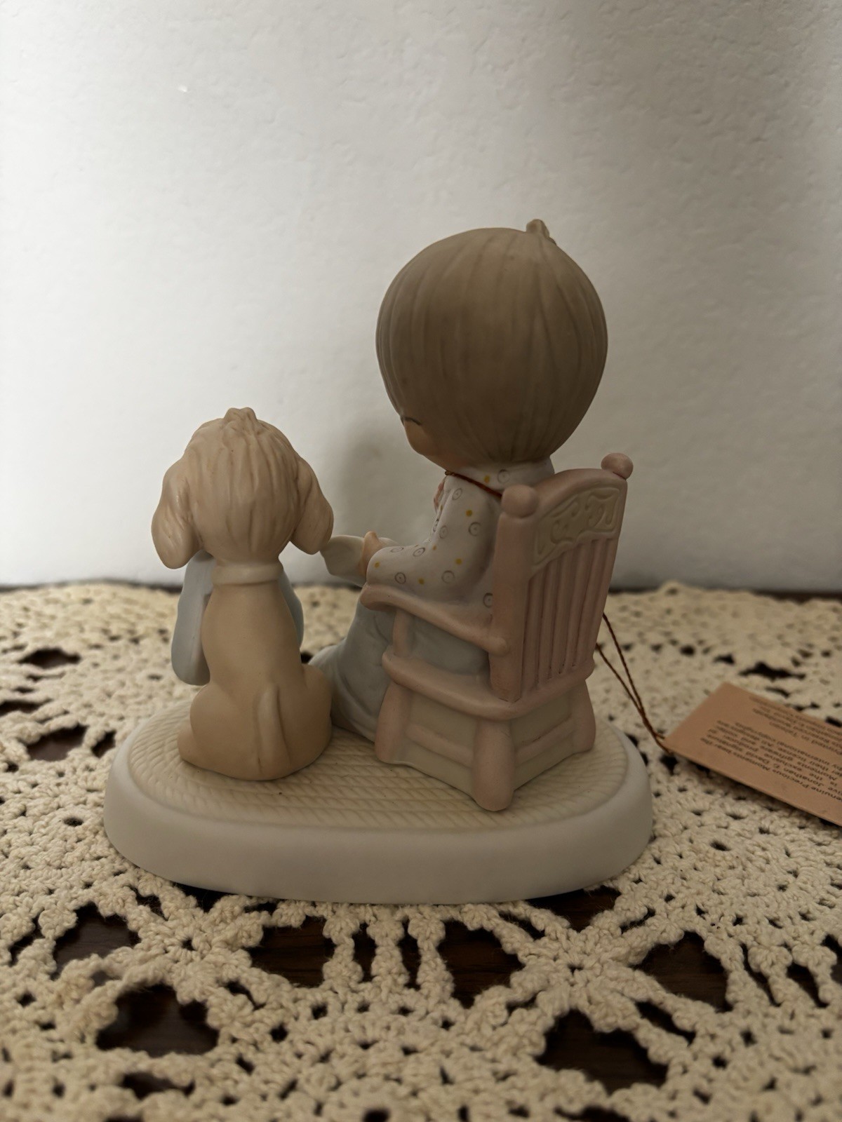 Precious Moments Grandparents Figurine Porcelain 1981 Jonathan & David