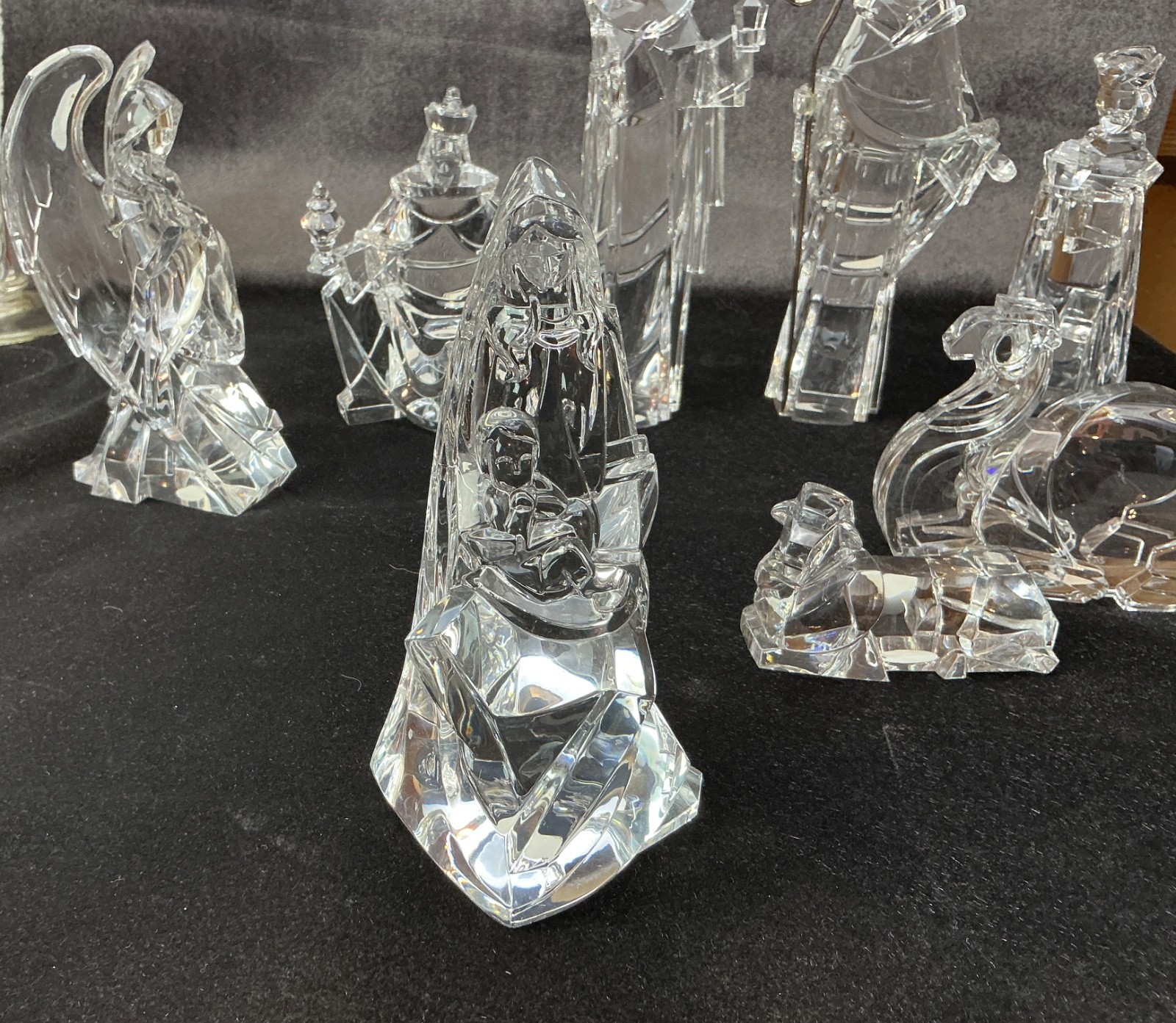 CUBIST PACIFIC RIM ACRYLIC NATIVITY SET EXCELLENT!