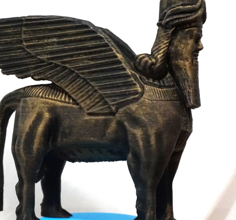 Sumerian Guardian Ancient Civilization Hybrid Statue