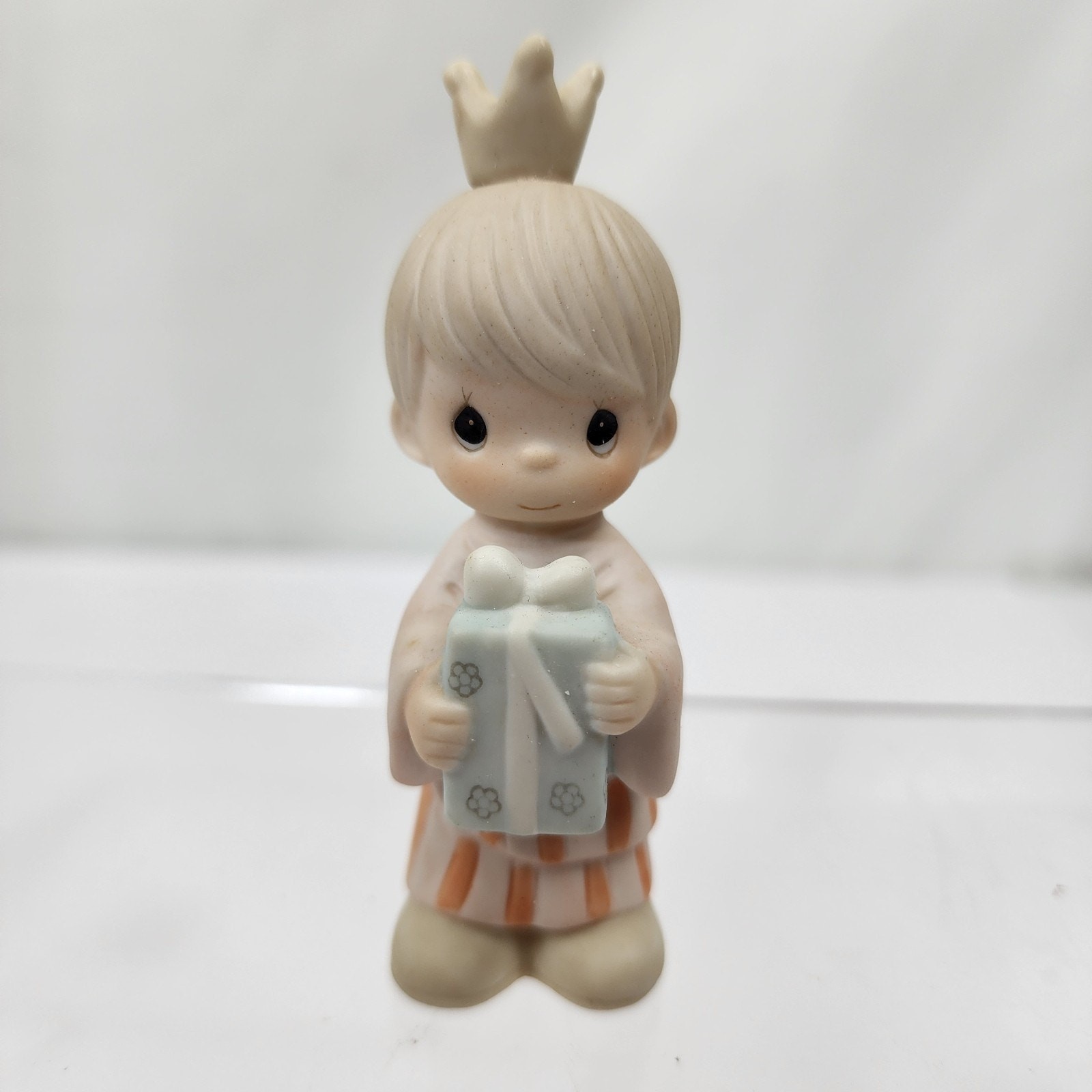 Precious Moments Nativity Come Let us Adore Him 3″ Miniature ’82 E2395 Wiseman 3