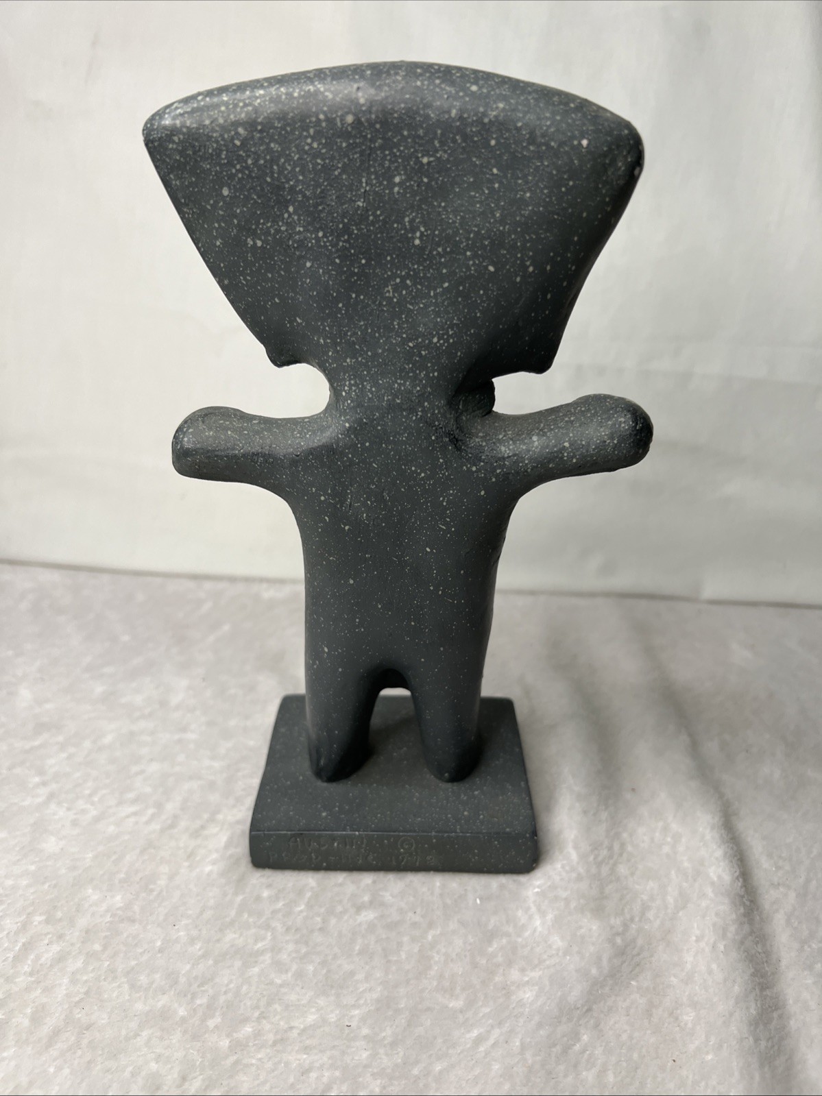 Vtg Austin Prod Inc 1972 Mayan Kachina Stone-like Sculpture Figure 10″ Tribal