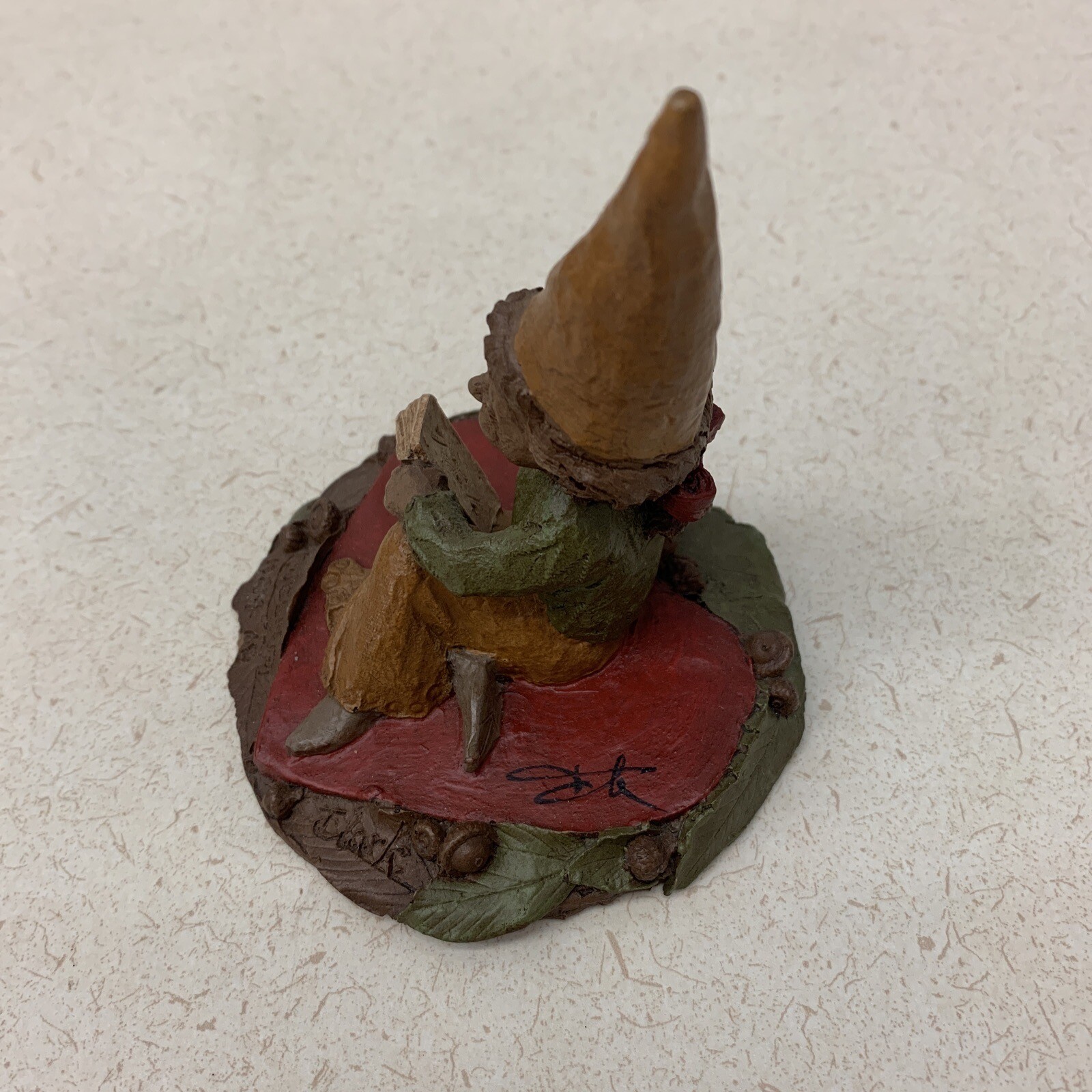 Vintage Tom Clark Gnomes QUEEN of Hearts Signed Playing Cards Figurine #68 Nice