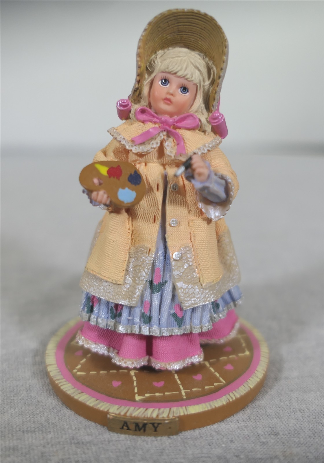 Vintage 2001 Ltd Ed. Madame Alexander Mini Little Women – Amy Ceramic Figurine