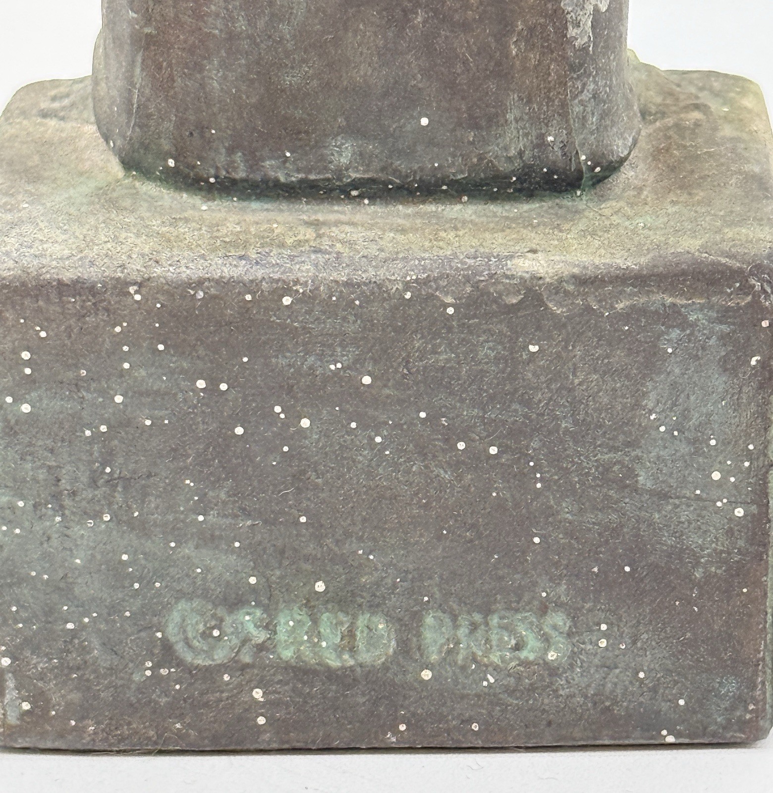 Vintage FRED PRESS Bronze Libra Sculpture, Late ’50’s