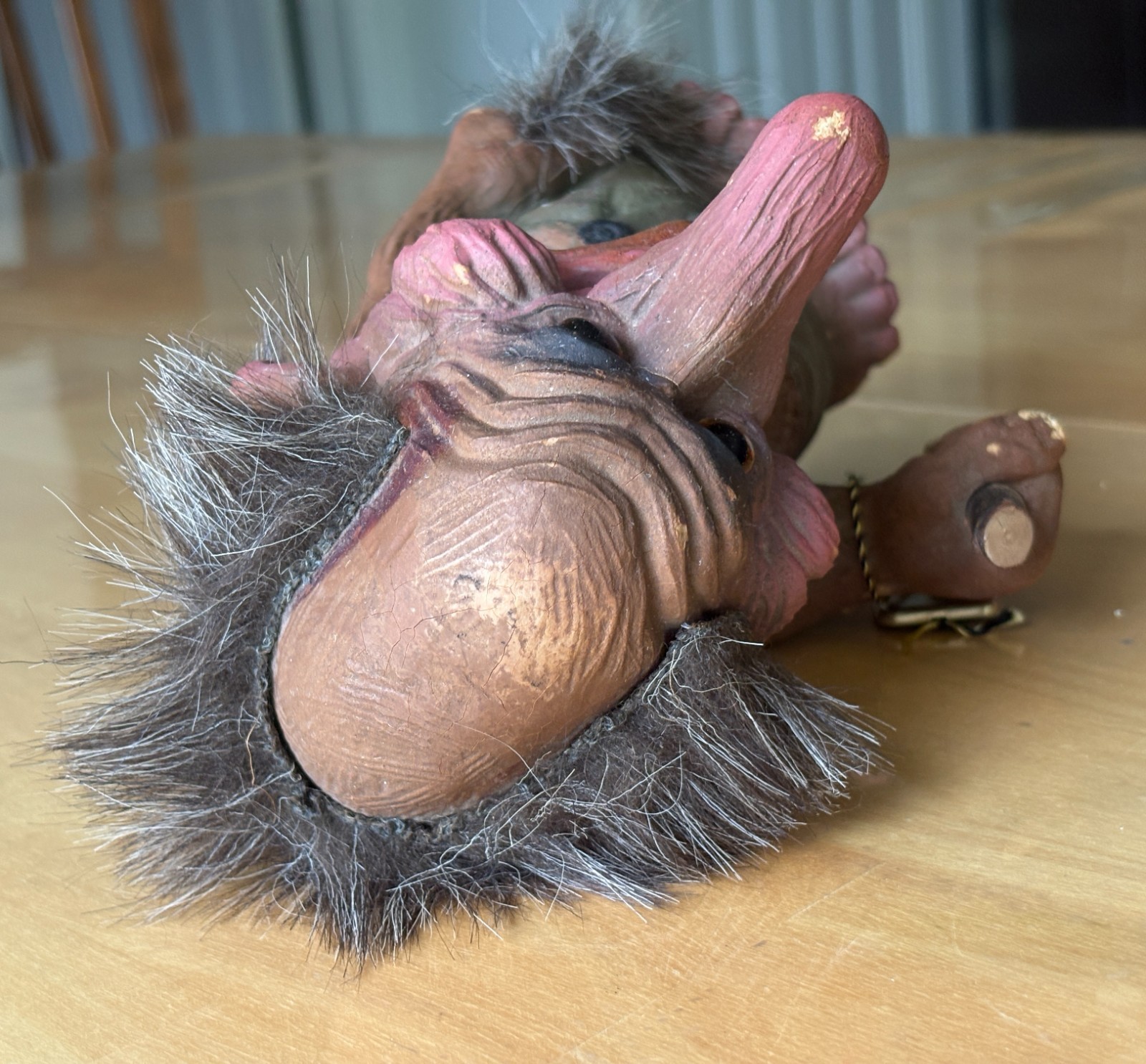 Nyform #111 with tag Norway Troll with Walking Stick 8 5/8 ” tall