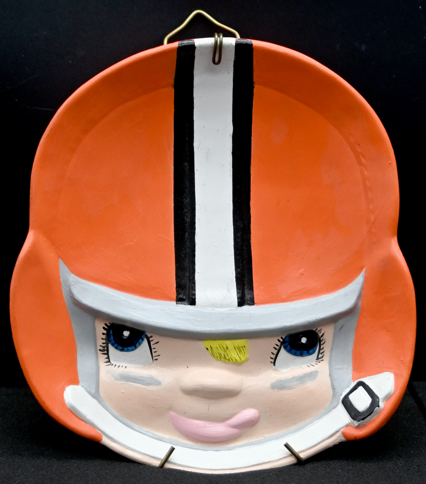 Vintage Cleveland Browns Ceramic Wall Plaque 9″ x 8″ 1960s-70s NFL