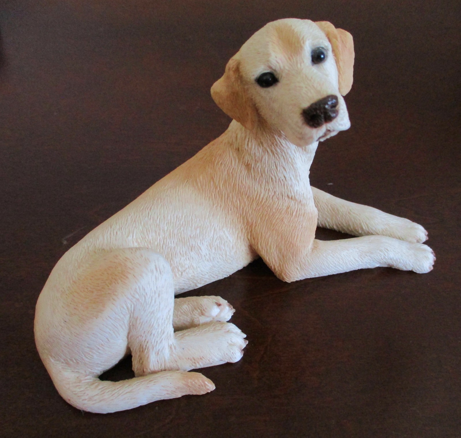 Castagna FIGURINE YELLOW GOLDEN LABRADOR LAB DOG 5.5″ x 3.25″~Made In Italy 1988