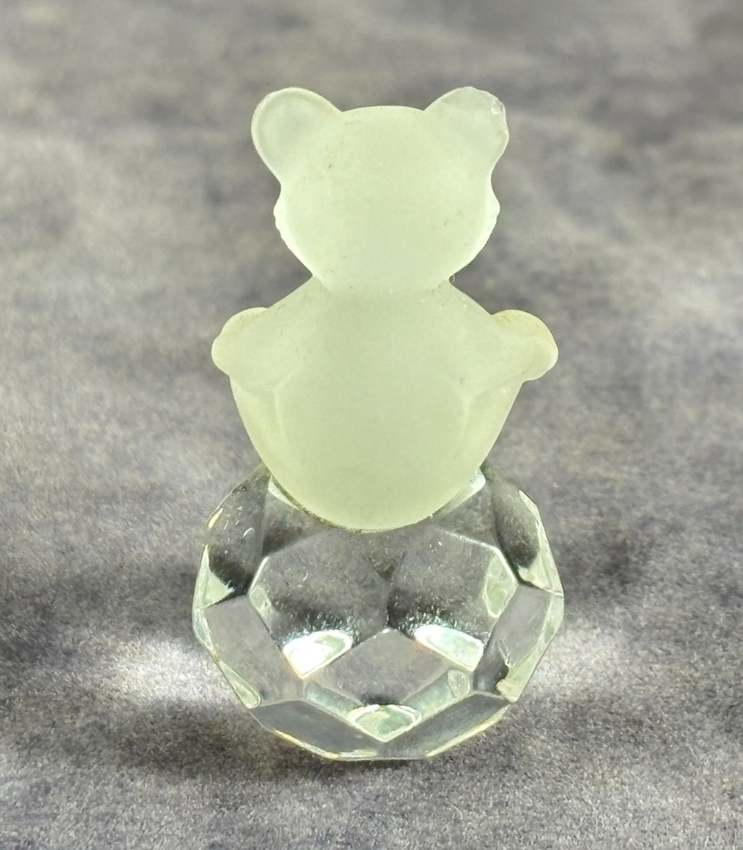 Set of 2 – Vintage Swarovski Ebeling & Reuss Polar Bear and Teddy Bear Frosted
