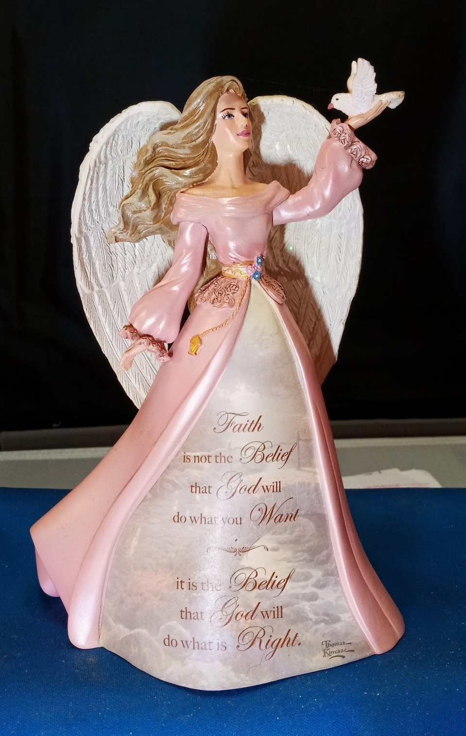 Thomas Kinkade’s Angels of Peace Collection – Pink Gown Numbered 0033
