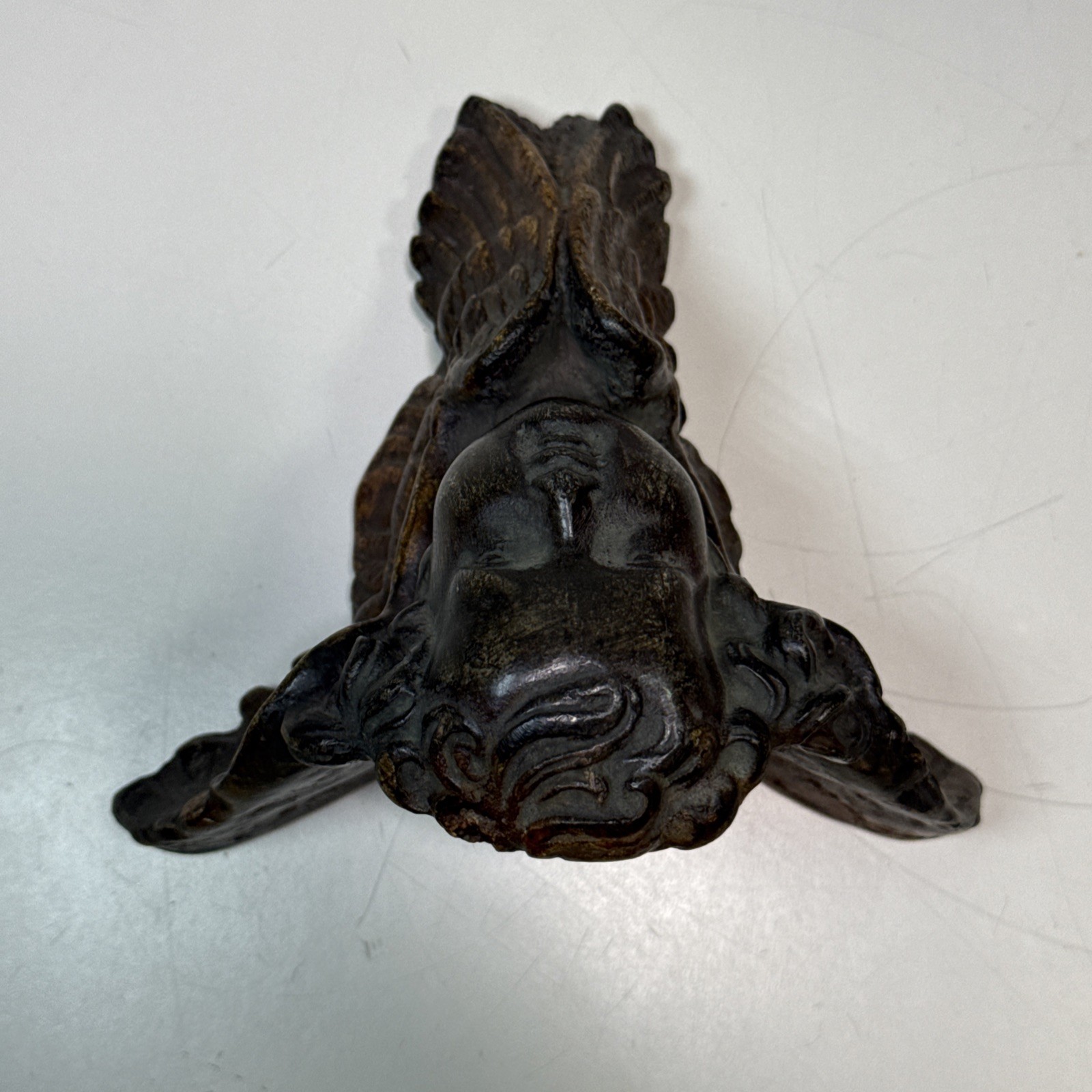 Vintage Plaster Chalkware Cherub Angel Wall Decor