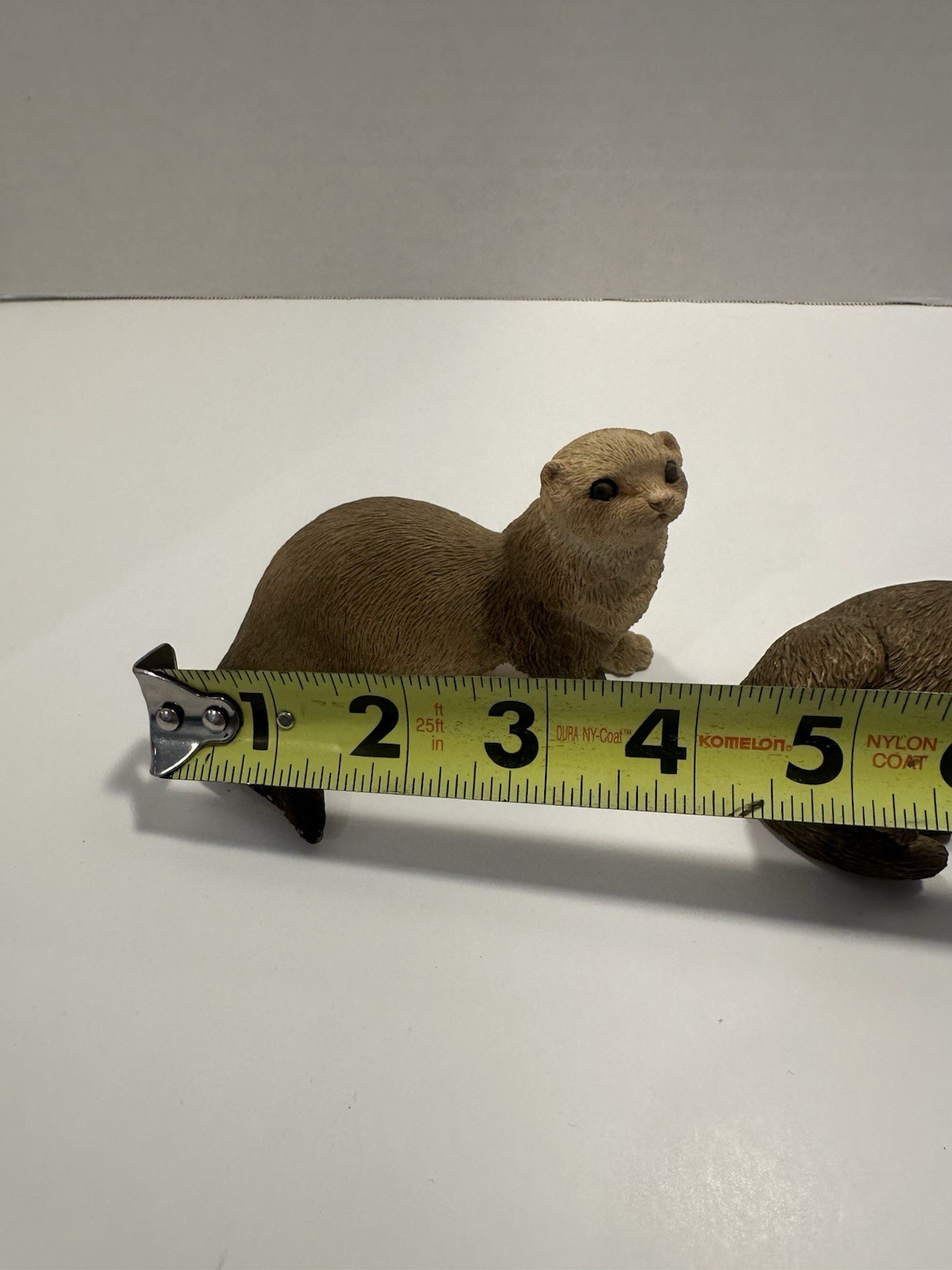 Vintage Sea Otter Ferret Figurines United Design Corp Stone Critters 80’s