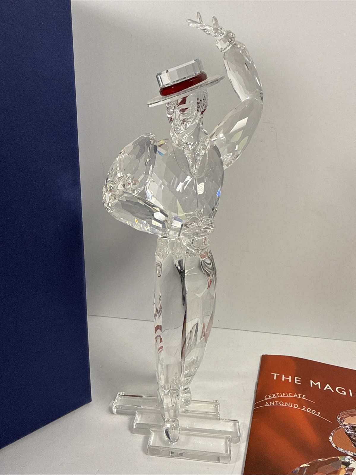 Swarovski Crystal Magic of Dance 2003 Antonio #606441 COA Inner & Outer Boxes