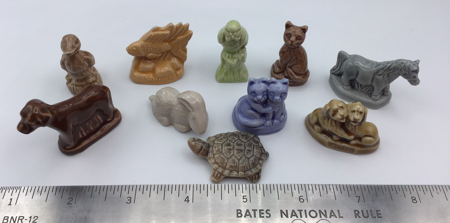 Lot of 10 Complete Set -Wade Red Rose Tea Figurines – Pet Shop Friends 2006-2008
