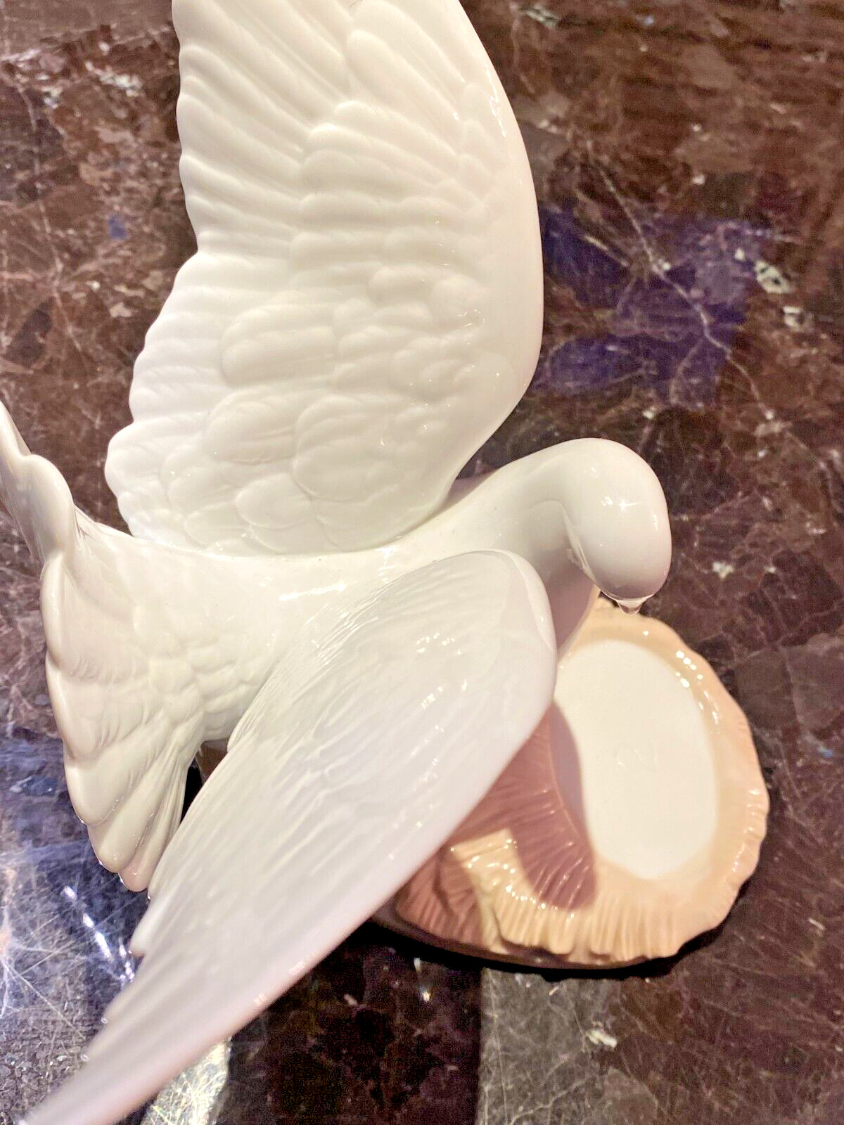 Exquisite Vintage LLADRO Porcelain DOVE Figurine #6291, 9-1/4″H, MINT CONDITION!