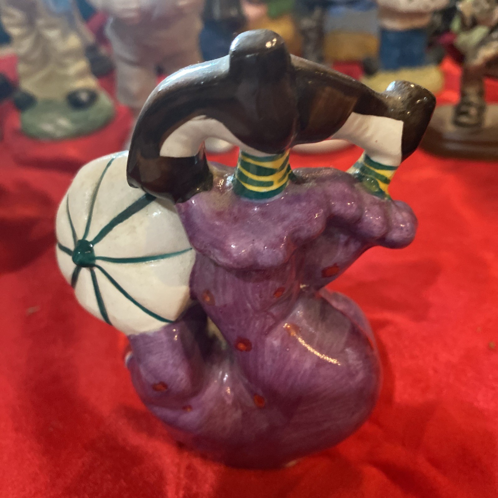 Tina Original Clown Figurine Made Of Porcelain Likely Produced In Japan In 1950’