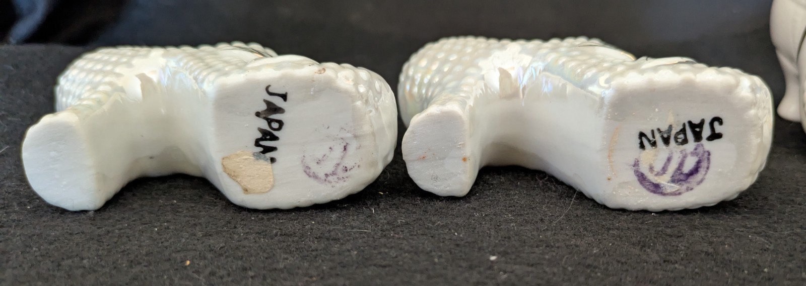 Vintage Japan Porcelain Miniature Shoe Boots Figurines Lot of 14