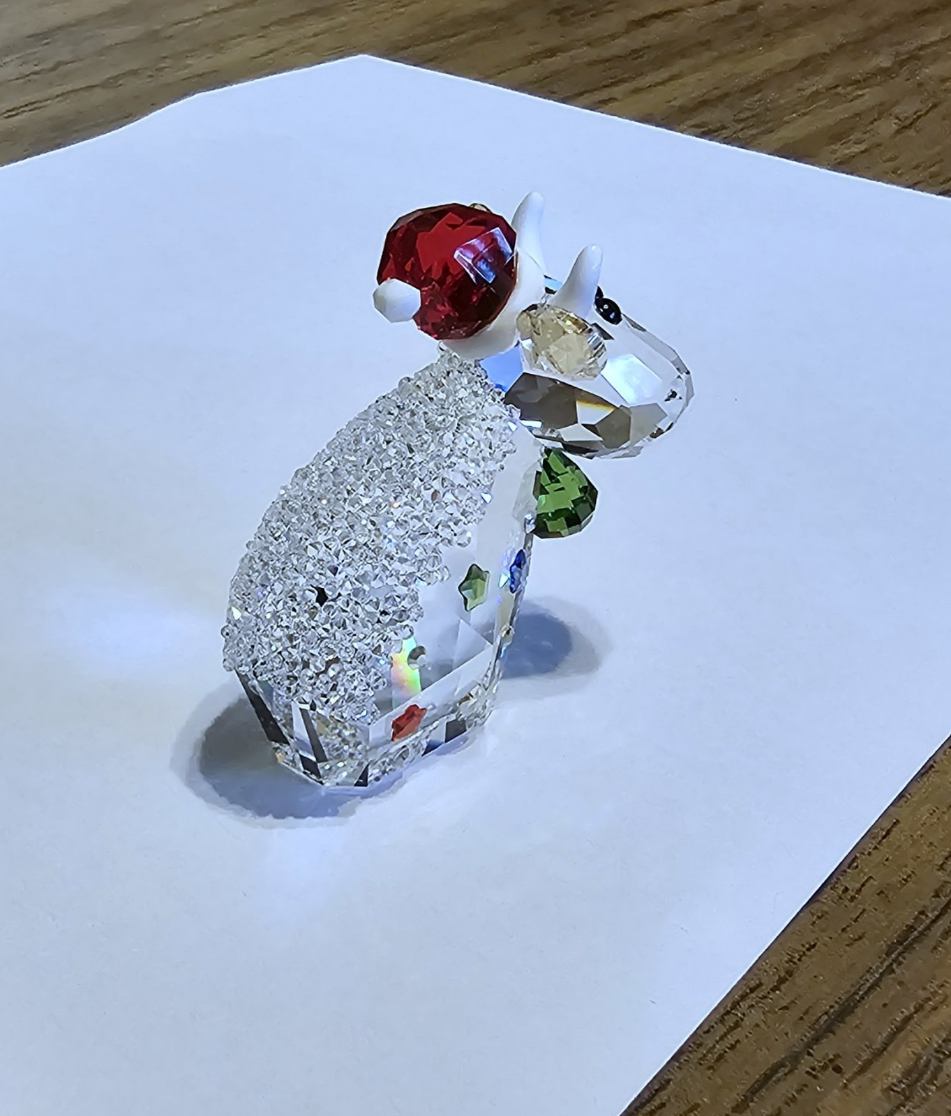 🎄Swarovski Crystal 2025 A.E., Lovlots, Christmas Holiday Mo Cow Figurine, NIB