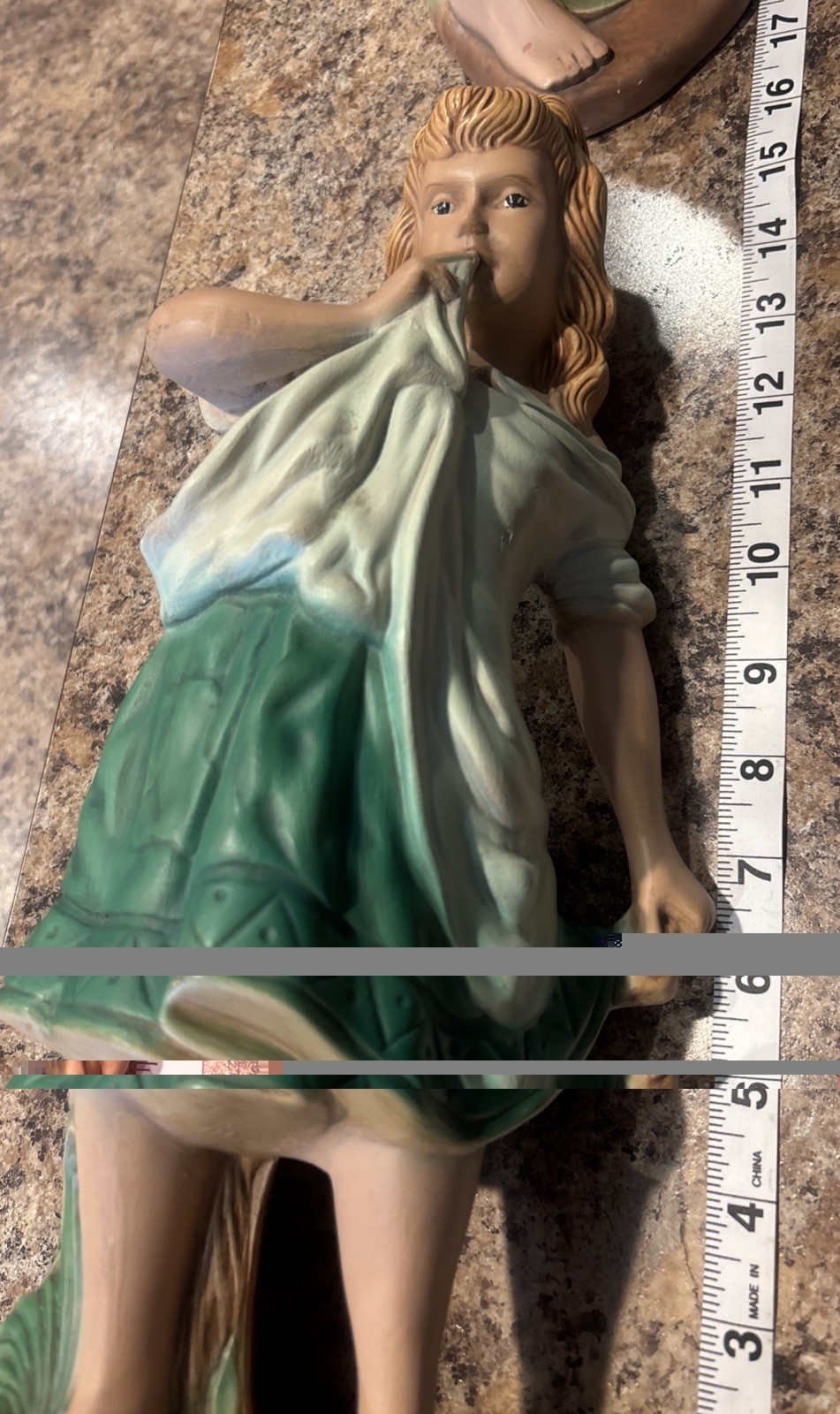 Vintage 1969 Atlantic Mold 15 Inch Figurines “Cherry Pickers” Statues