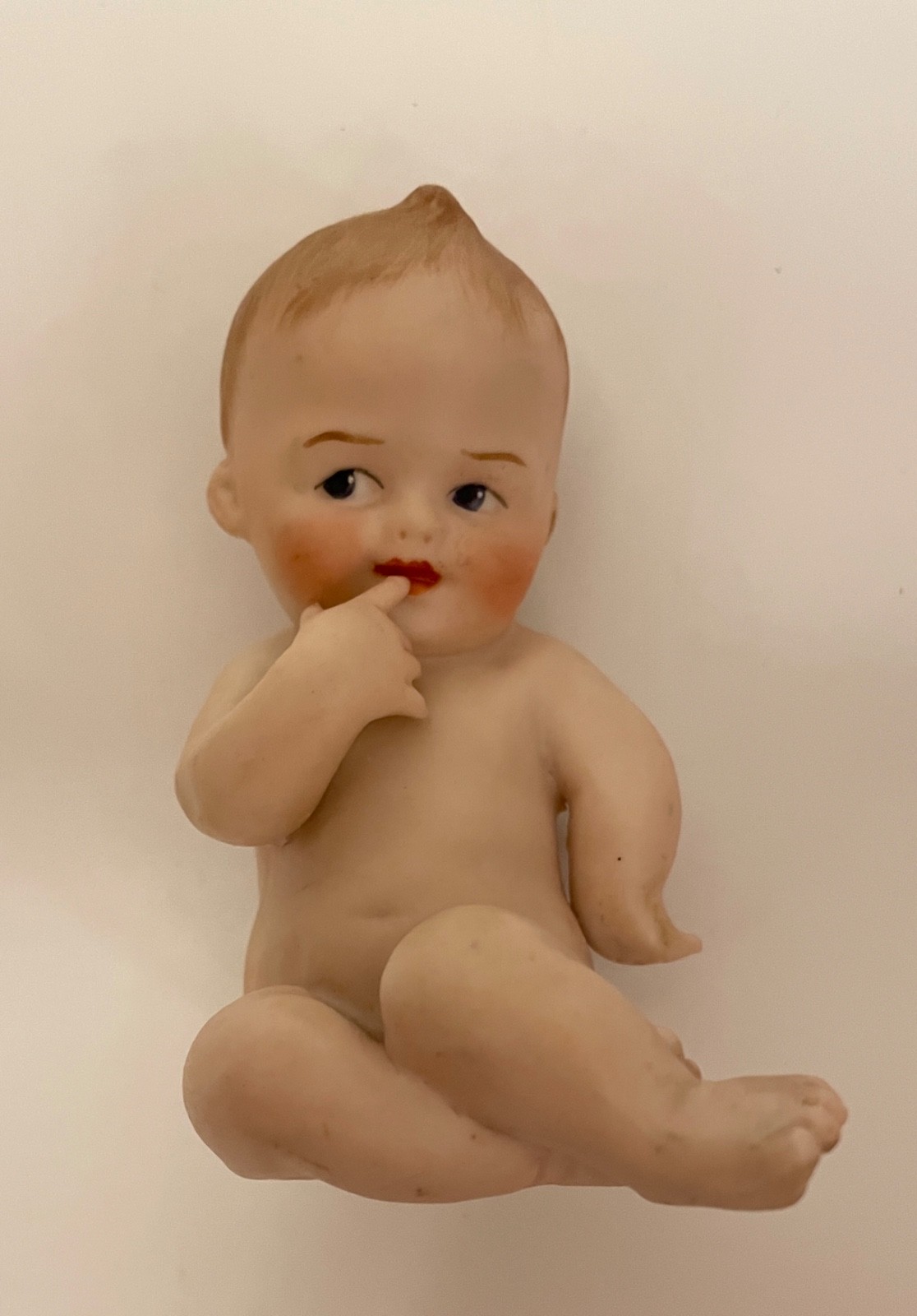 Gebruder Heubach Porcelain Piano Baby #9903 Germany 3.5″ Tall