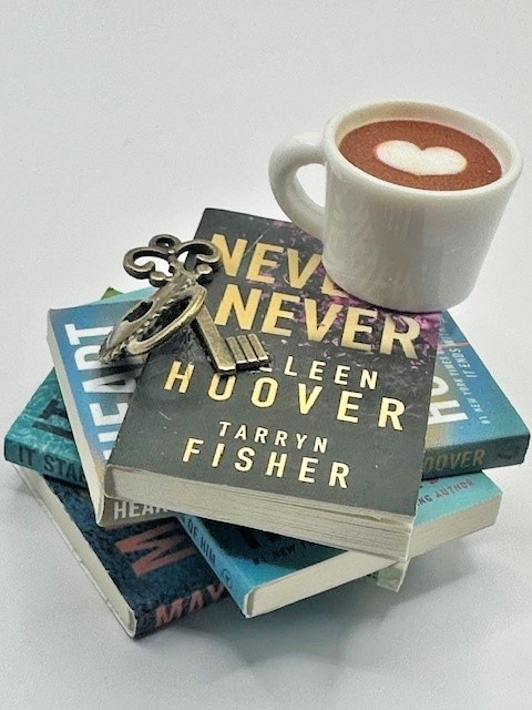 Mini Book Stack Trinket featuring ZURU Mini Brands Colleen Hoover Titles