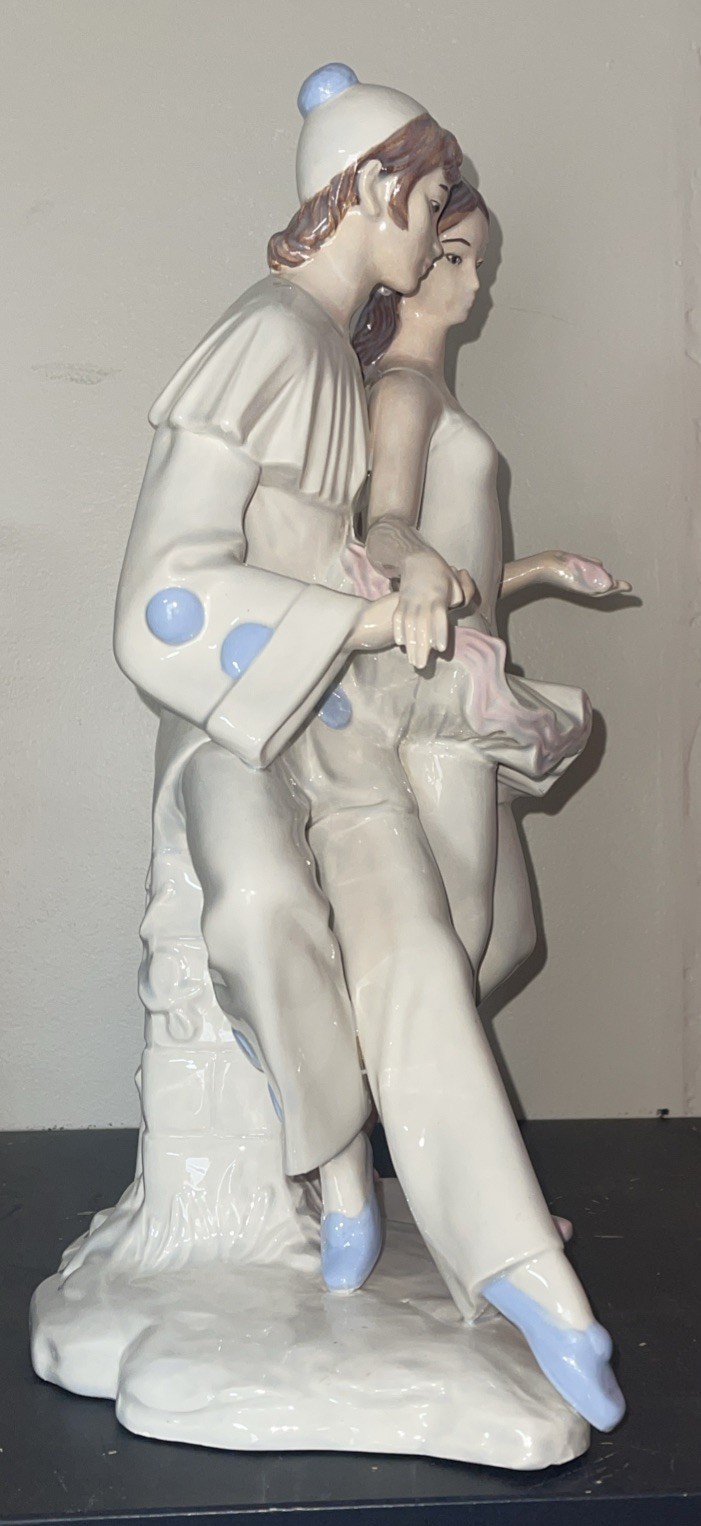 Vintage Ballet Couple Porcelain Dancing Duet Figurine Collectible Art Decor (G8)