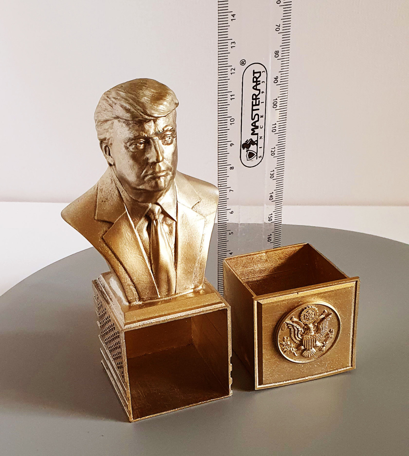 Donald Trump Bust – 13cm Handmade Resin Figurine