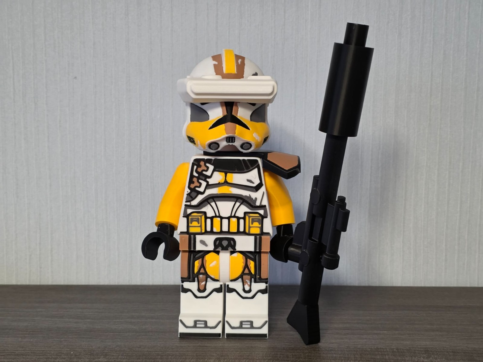 3D Printed – 9in – Star Wars LEGO INSPIRED Commander Bly 327th