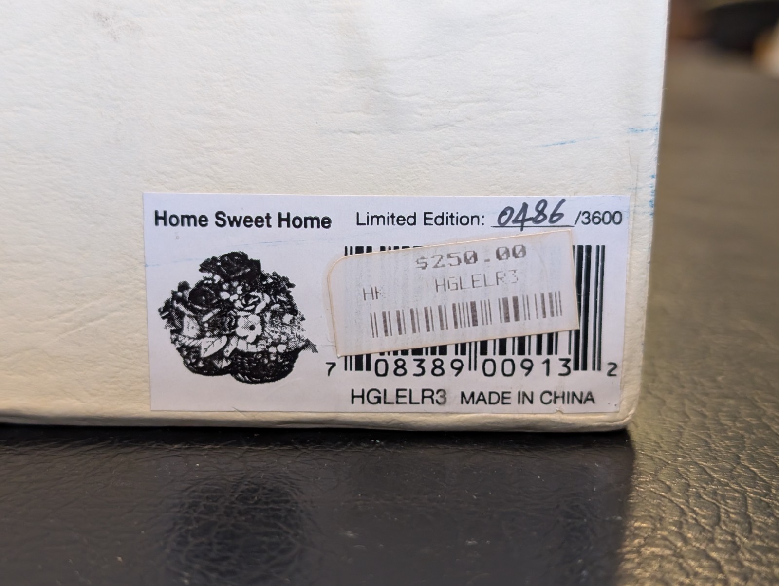 Harmony Kingdom Home Sweet Home Limited Edition #486/3600 Lord Byron Roses