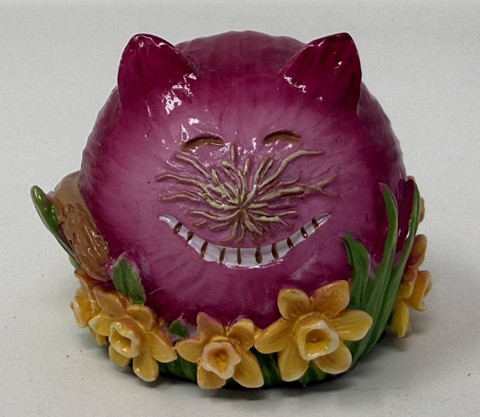 Enesco Home Grown Onion Kitty Cat Flowers Figurine Vegetable Food Snack NO BOX