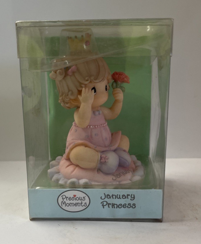 Precious Moments January Princess Collectable Porcelain Baby Figurine 2005