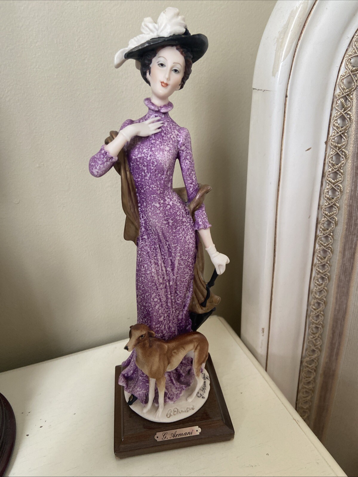 Giuseppe Armani Lady with a dog Limited Edition