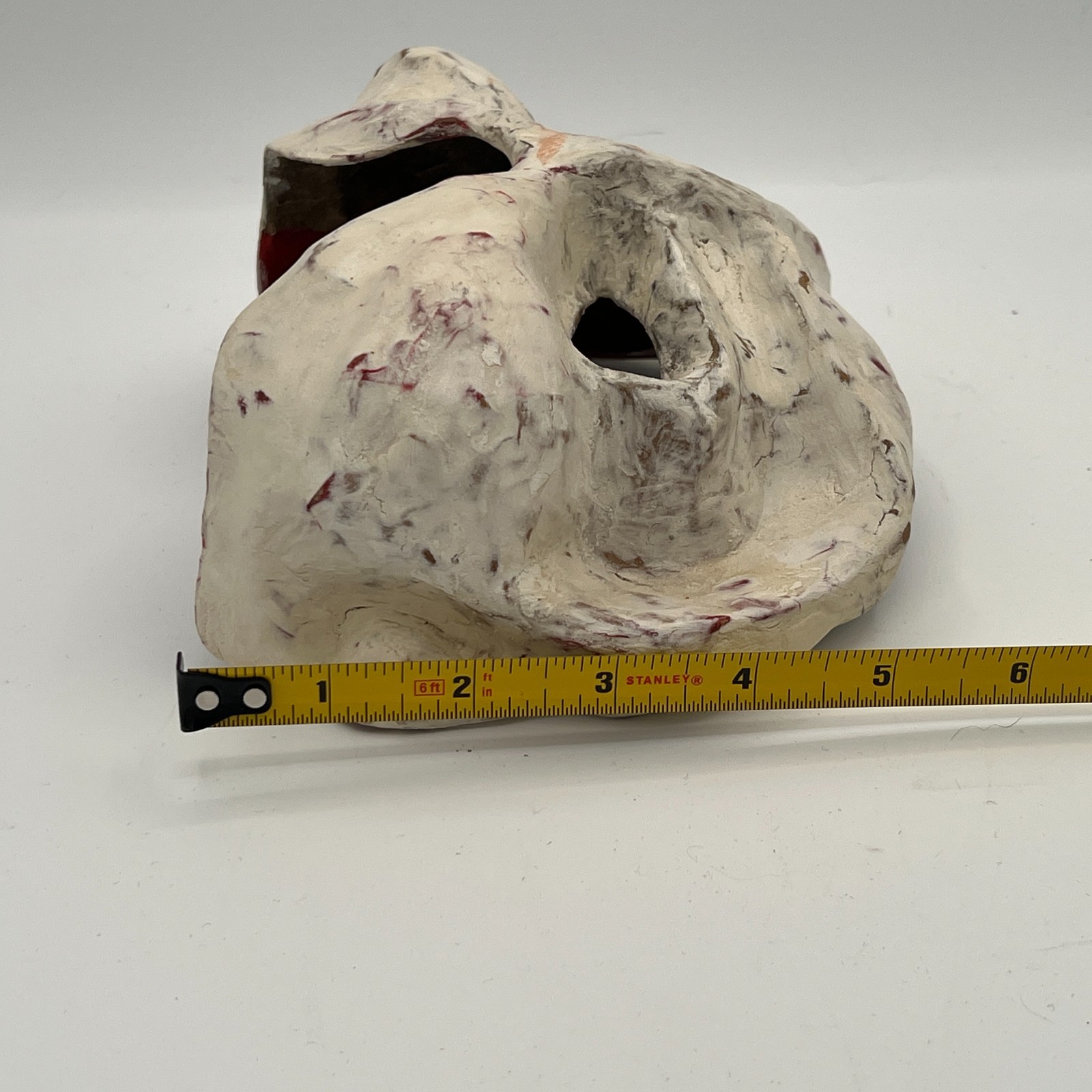 Artisan Crafted Papier-mâché Mask Halloween Mardi Gras Wall Decor Theater
