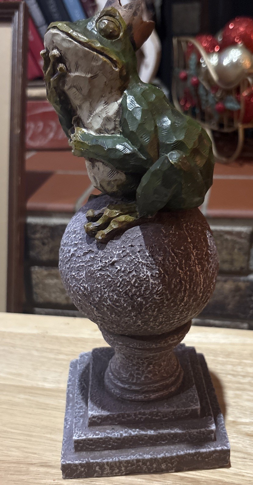 Very Rare! Home Interiors PRINCE CHARMING FROG Statue – 11″ Tall #69007 NO CHIPS