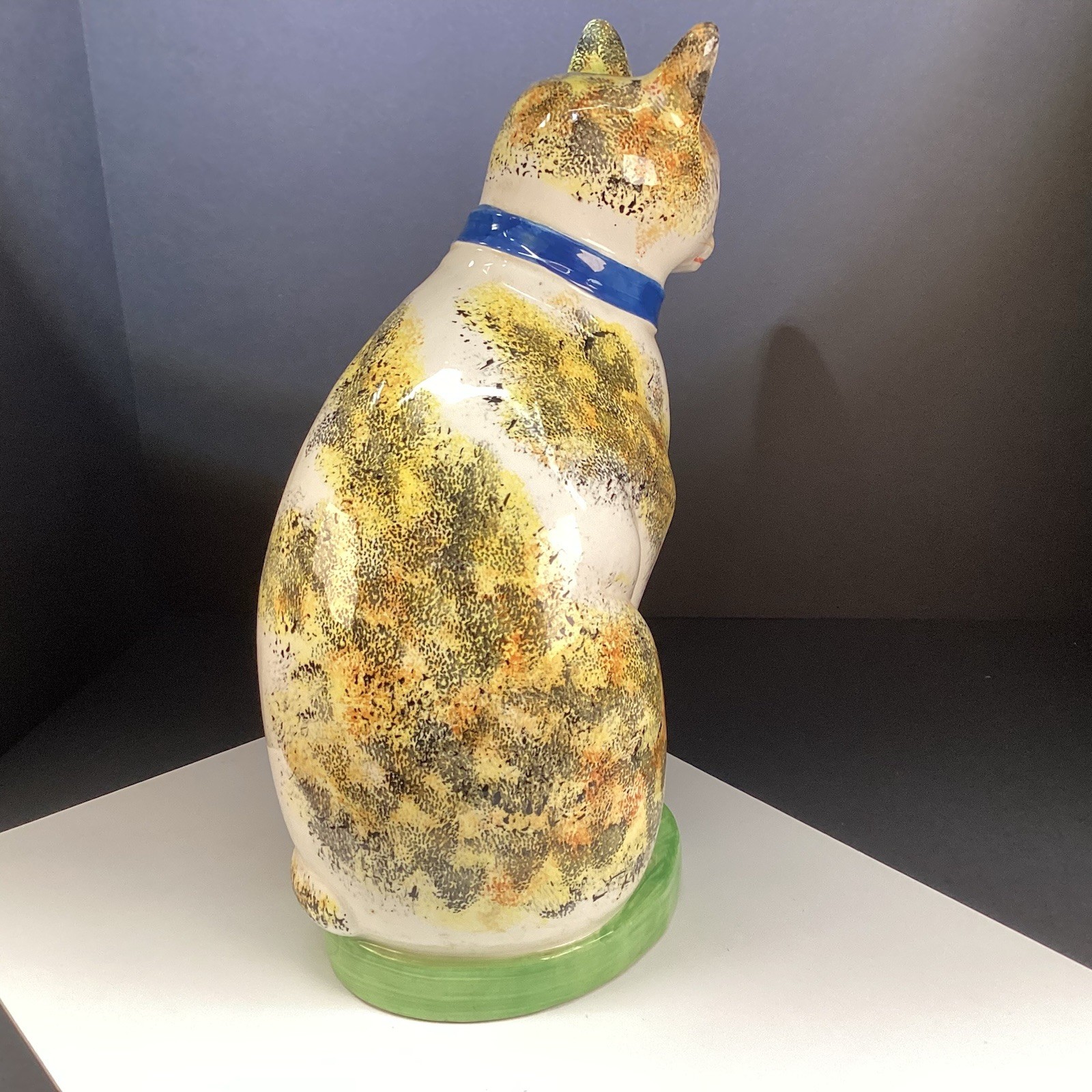 Large Ceramic Victorian Style Cat Figurine Italy Metropolitan Museum of Art READ