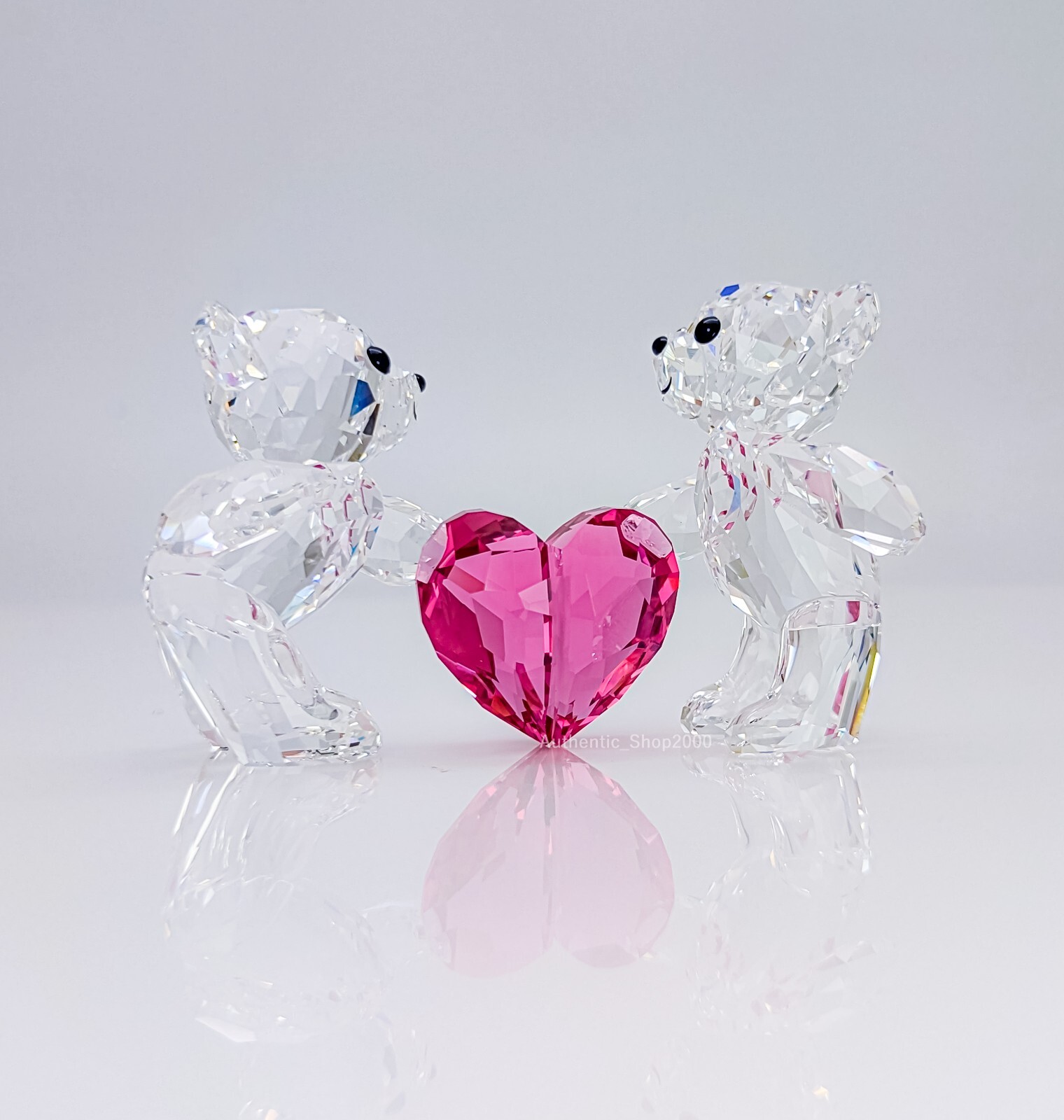 New 100% SWAROVSKI Crystal Kris Bear A Perfect Match Figurine Decor 5690970